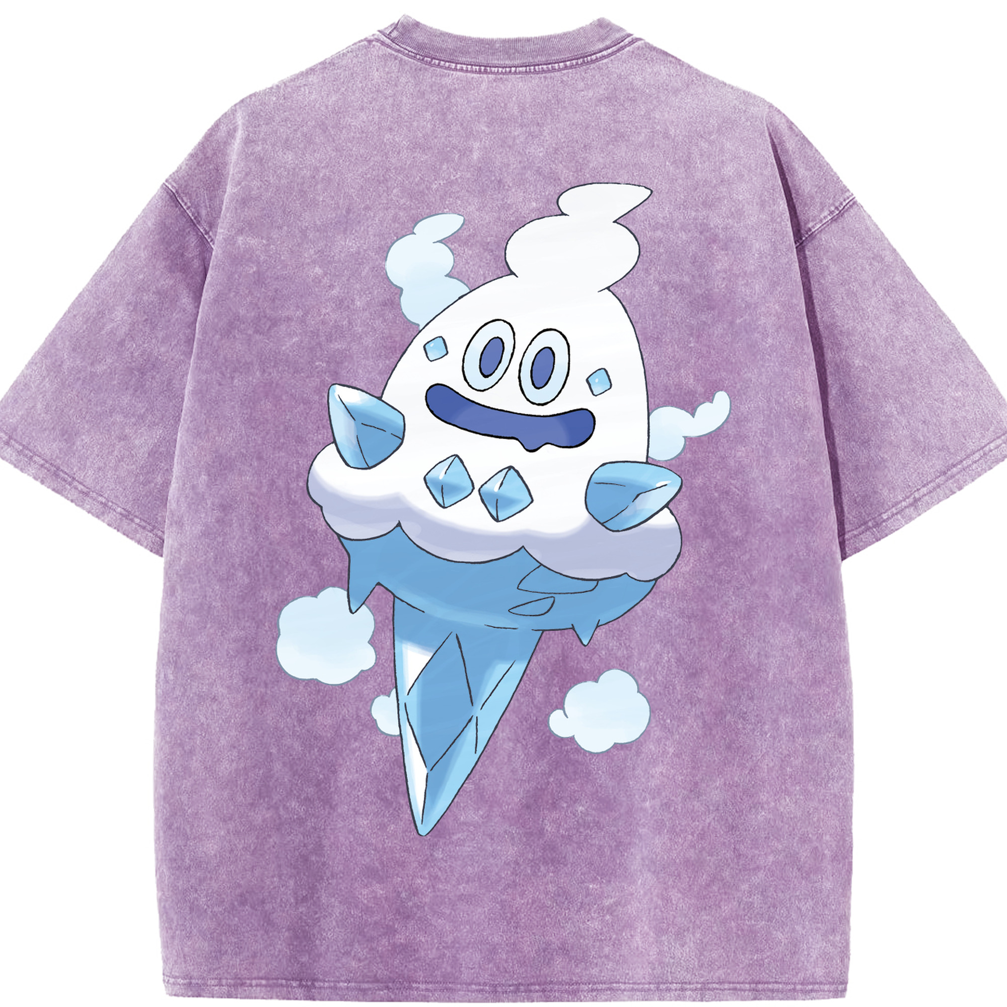 （画像用） ポケットモンスター Pokémon 綿100% ヴィンテージ風 半袖Tシャツ（背面プリント）