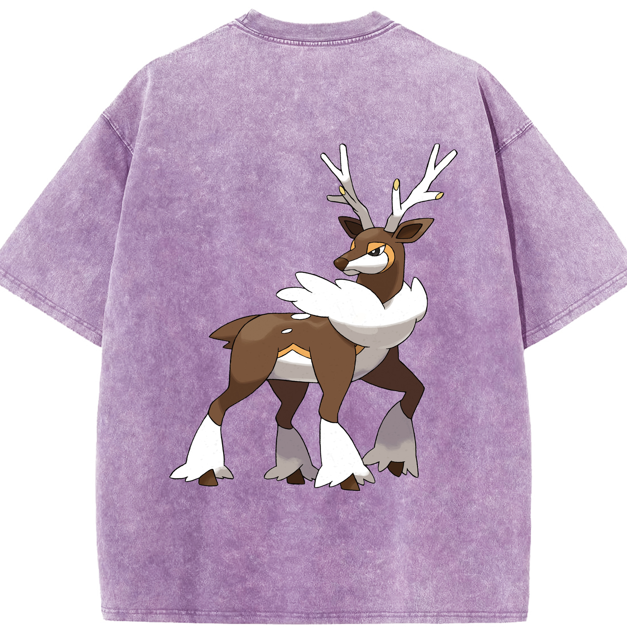 （画像用） ポケットモンスター Pokémon 綿100% ヴィンテージ風 半袖Tシャツ（背面プリント）