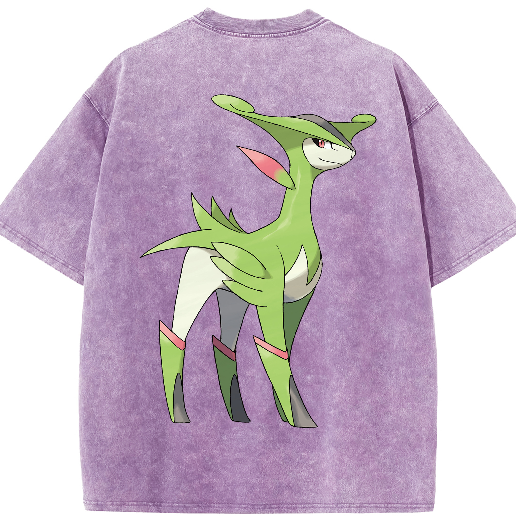 （画像用） ポケットモンスター Pokémon 綿100% ヴィンテージ風 半袖Tシャツ（背面プリント）