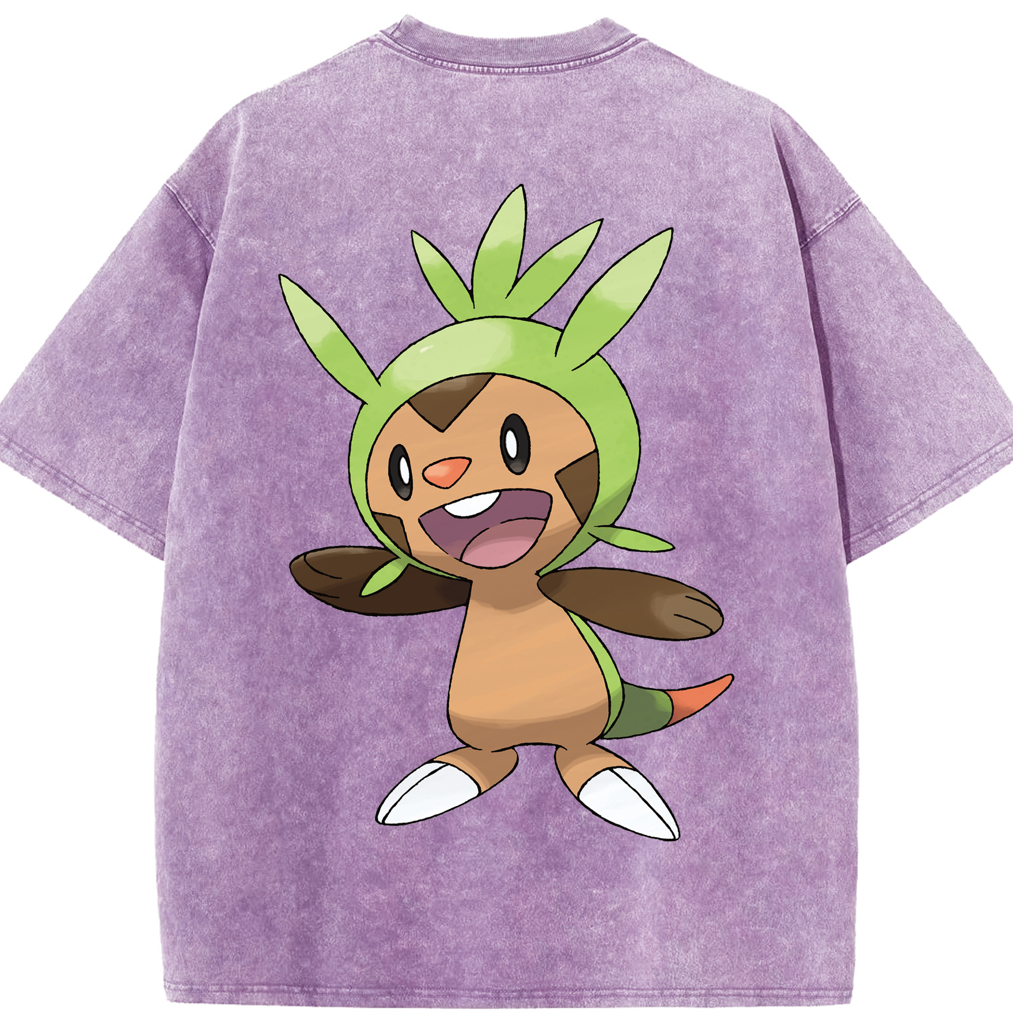 （画像用） ポケットモンスター Pokémon 綿100% ヴィンテージ風 半袖Tシャツ（背面プリント）