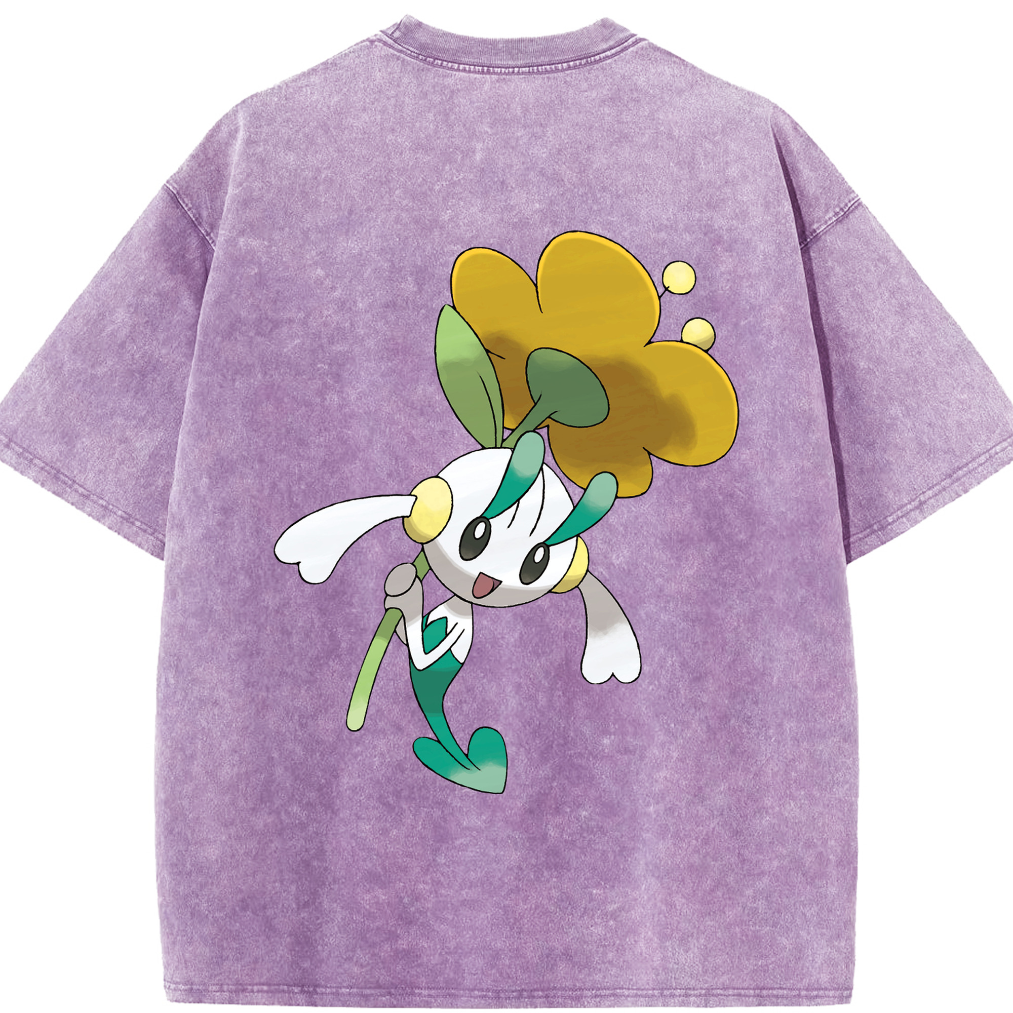（画像用） ポケットモンスター Pokémon 綿100% ヴィンテージ風 半袖Tシャツ（背面プリント）