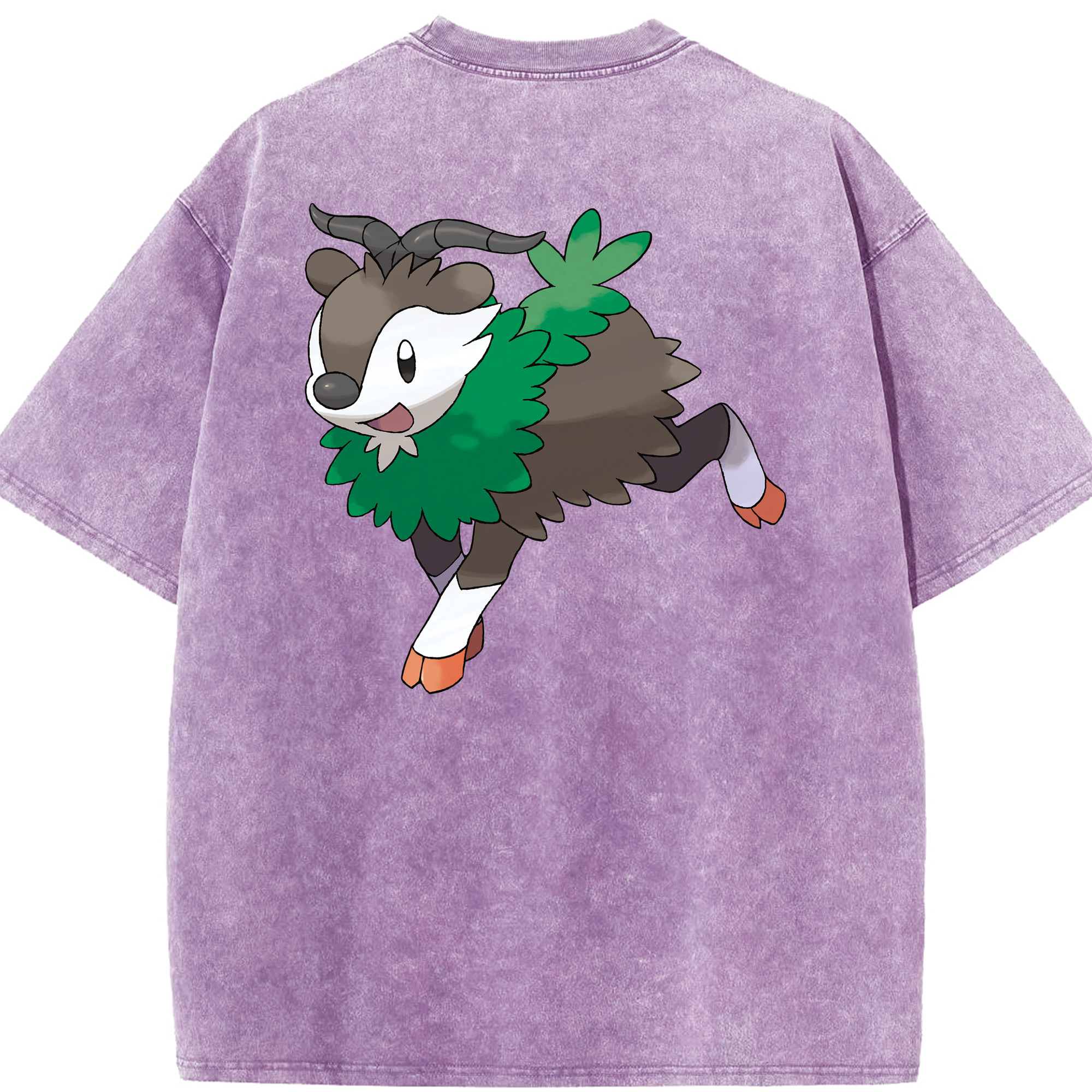 （画像用） ポケットモンスター Pokémon 綿100% ヴィンテージ風 半袖Tシャツ（背面プリント）