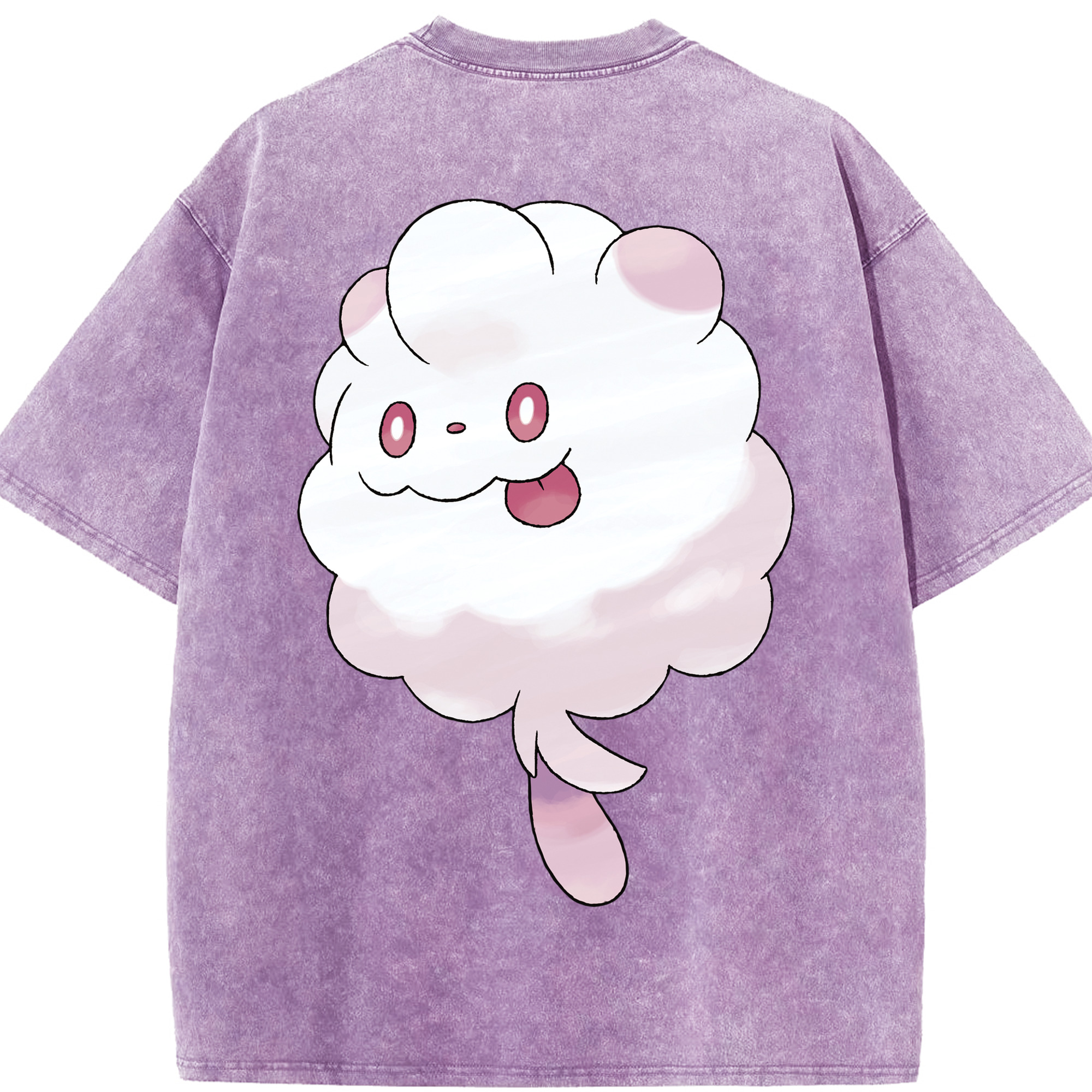 （画像用） ポケットモンスター Pokémon 綿100% ヴィンテージ風 半袖Tシャツ（背面プリント）