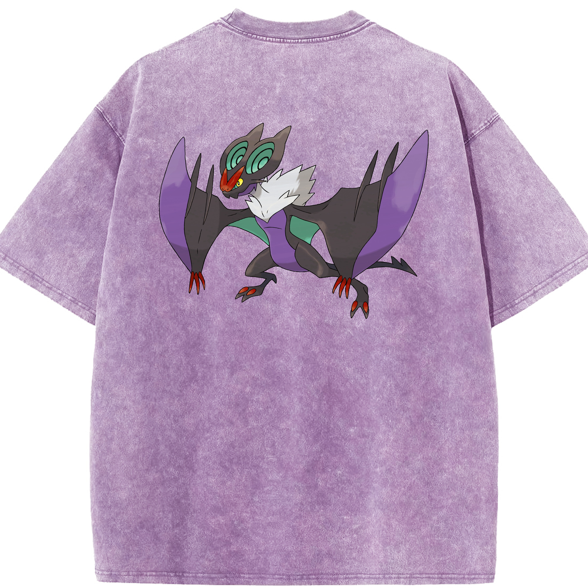 （画像用） ポケットモンスター Pokémon 綿100% ヴィンテージ風 半袖Tシャツ（背面プリント）