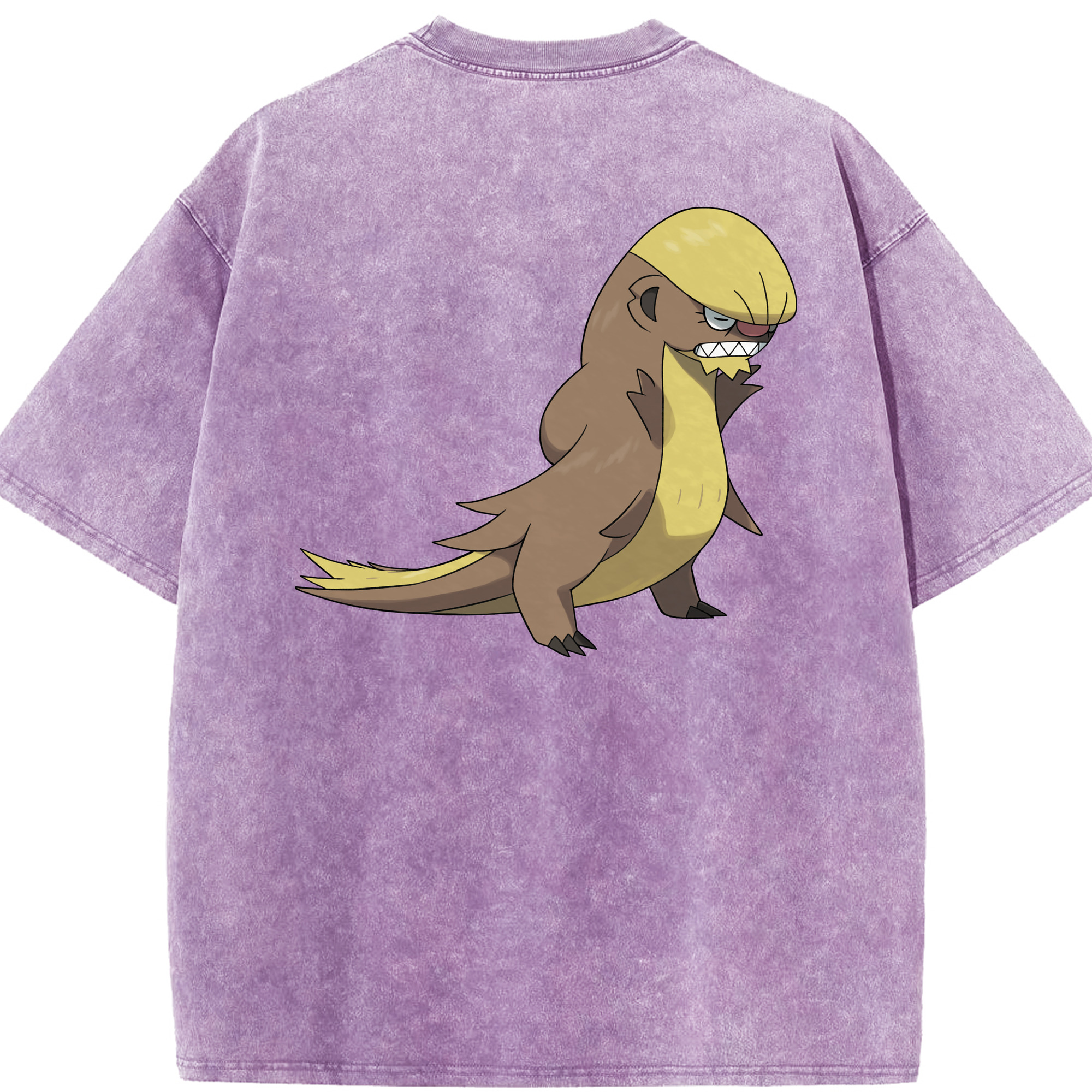（画像用） ポケットモンスター Pokémon 綿100% ヴィンテージ風 半袖Tシャツ（背面プリント）