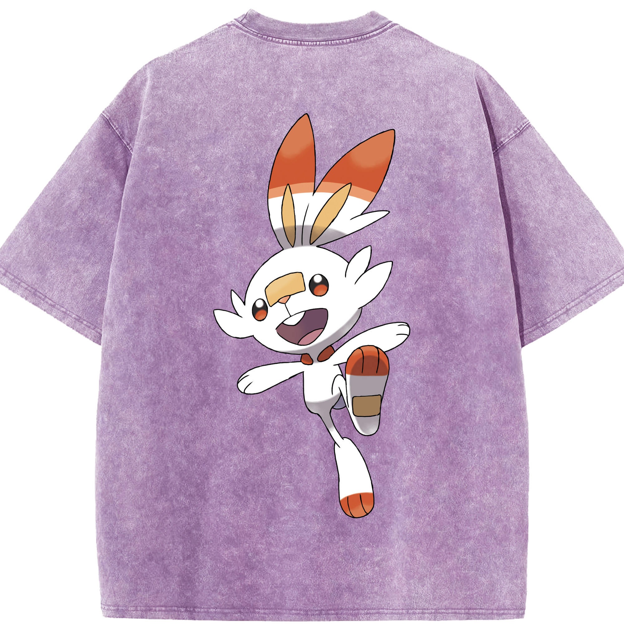 （画像用） ポケットモンスター Pokémon 綿100% ヴィンテージ風 半袖Tシャツ（背面プリント）