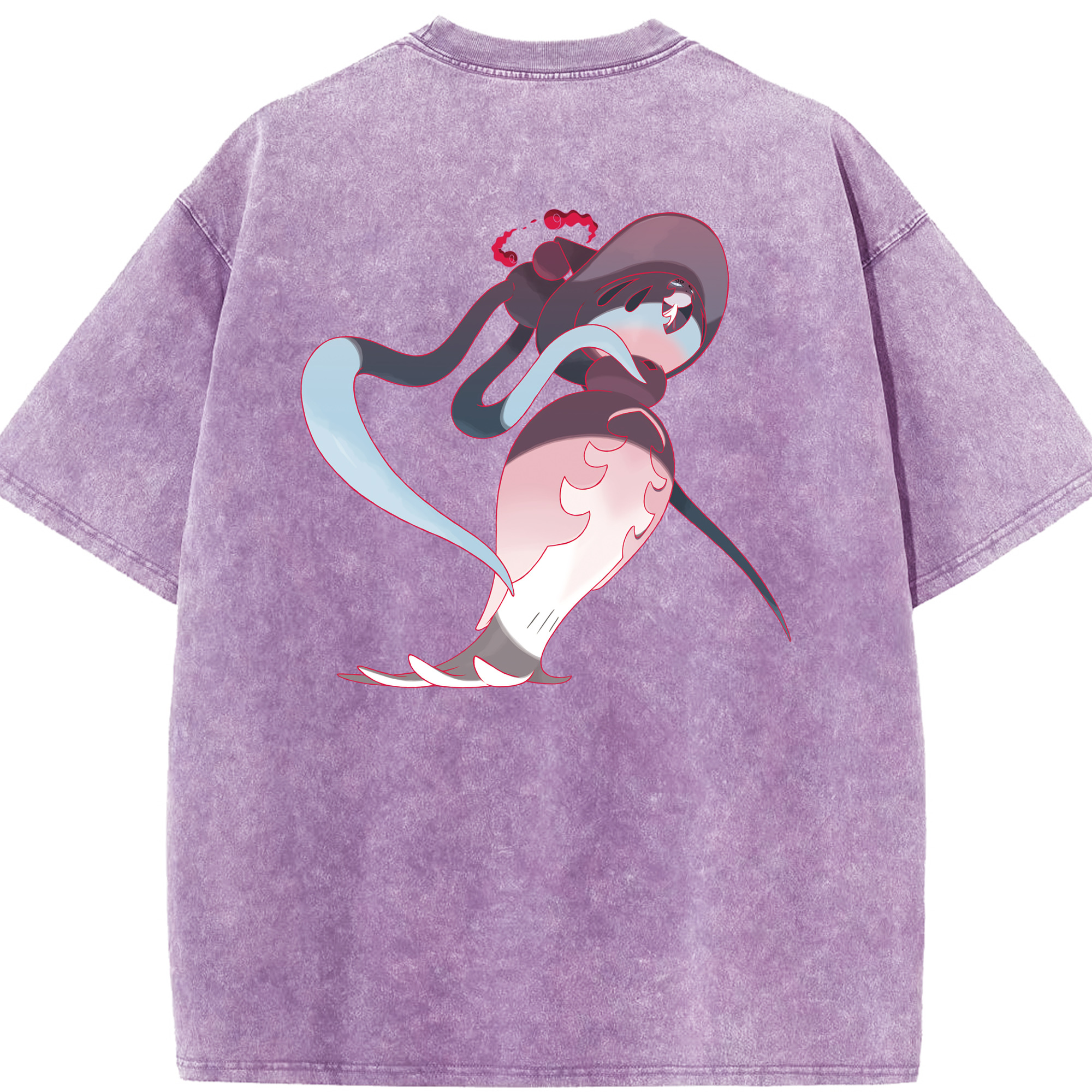 （画像用） ポケットモンスター Pokémon 綿100% ヴィンテージ風 半袖Tシャツ（背面プリント）