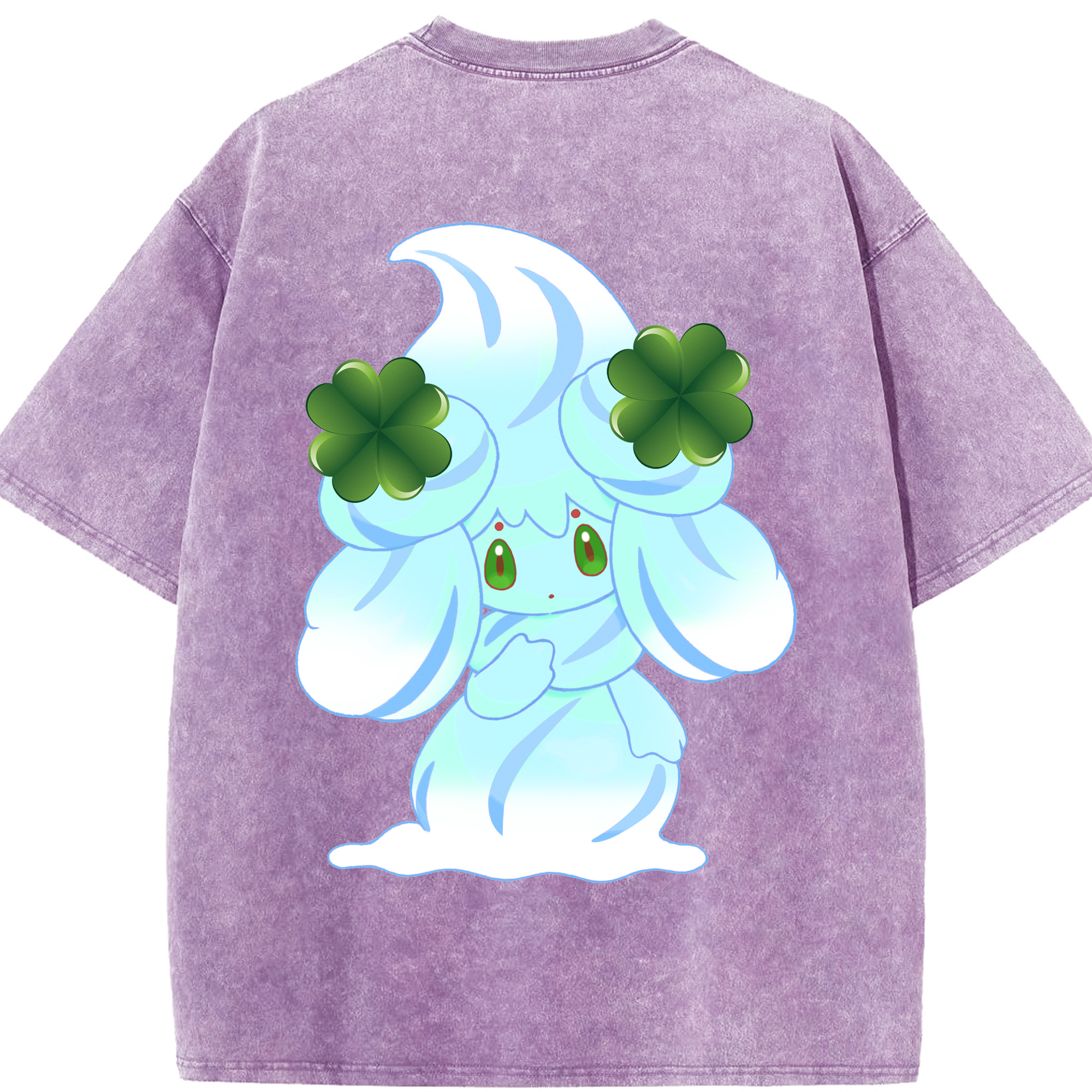（画像用） ポケットモンスター Pokémon 綿100% ヴィンテージ風 半袖Tシャツ（背面プリント）