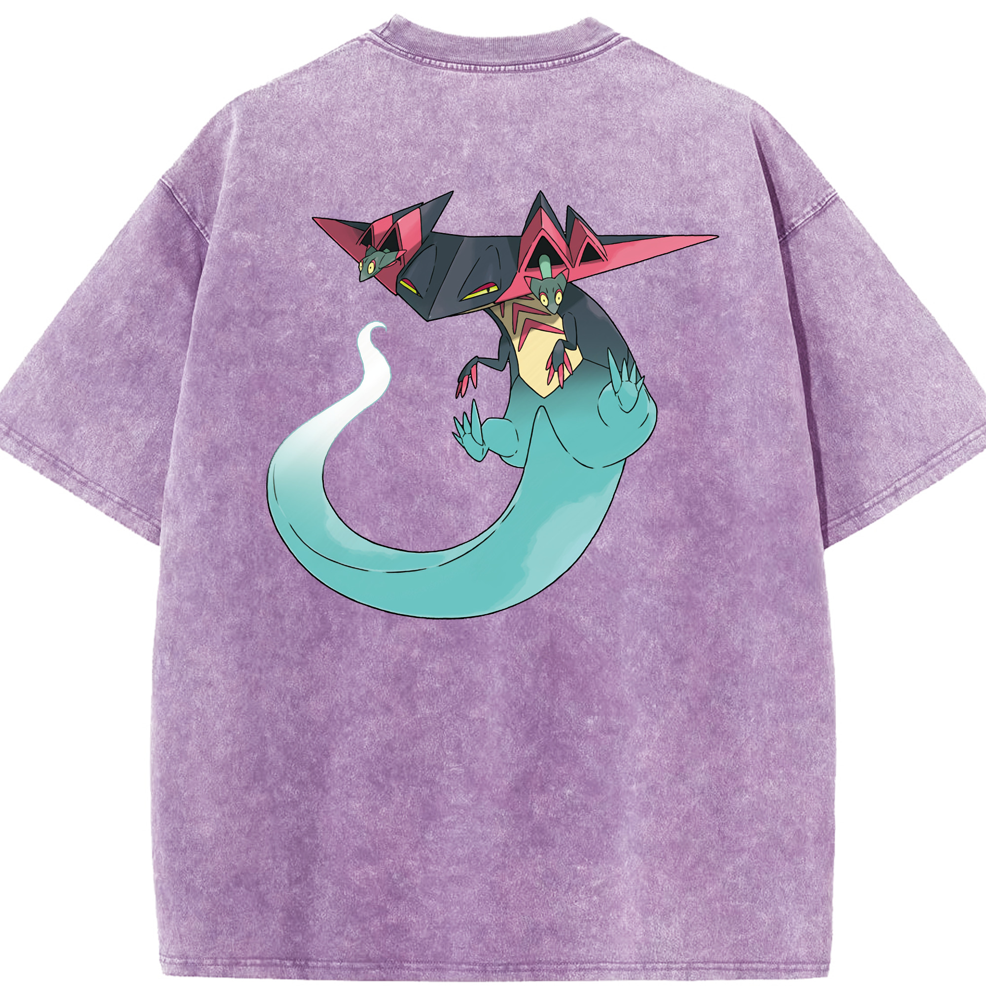 （画像用） ポケットモンスター Pokémon 綿100% ヴィンテージ風 半袖Tシャツ（背面プリント）