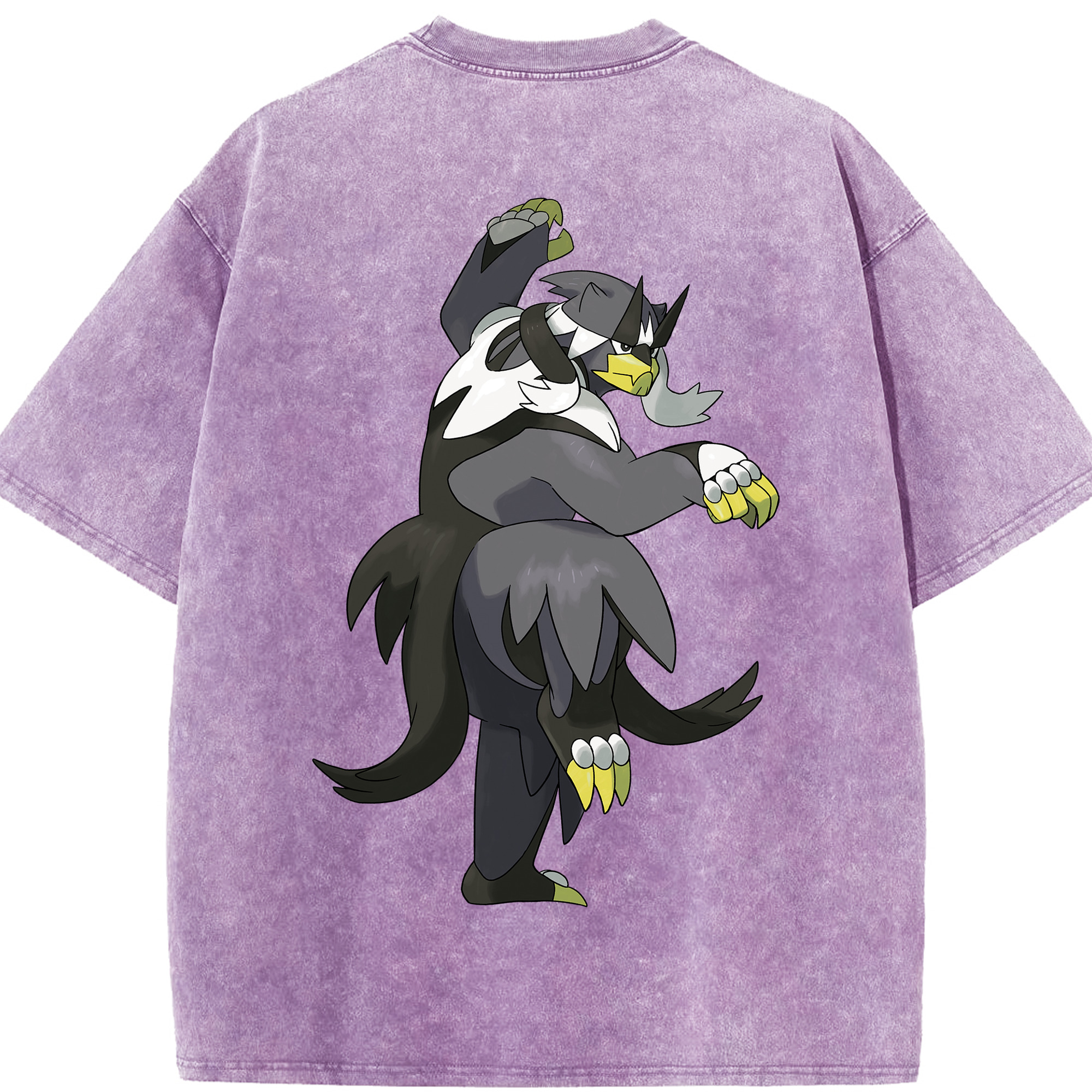（画像用） ポケットモンスター Pokémon 綿100% ヴィンテージ風 半袖Tシャツ（背面プリント）