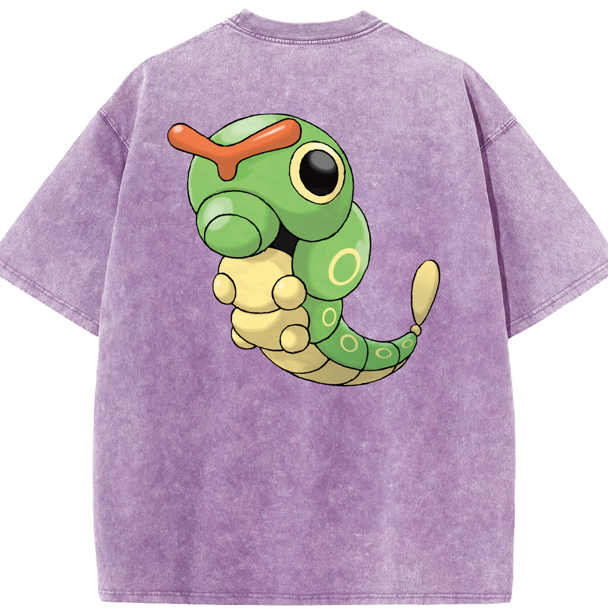 （画像用） ポケットモンスター Pokémon 綿100% ヴィンテージ風 半袖Tシャツ（背面プリント）