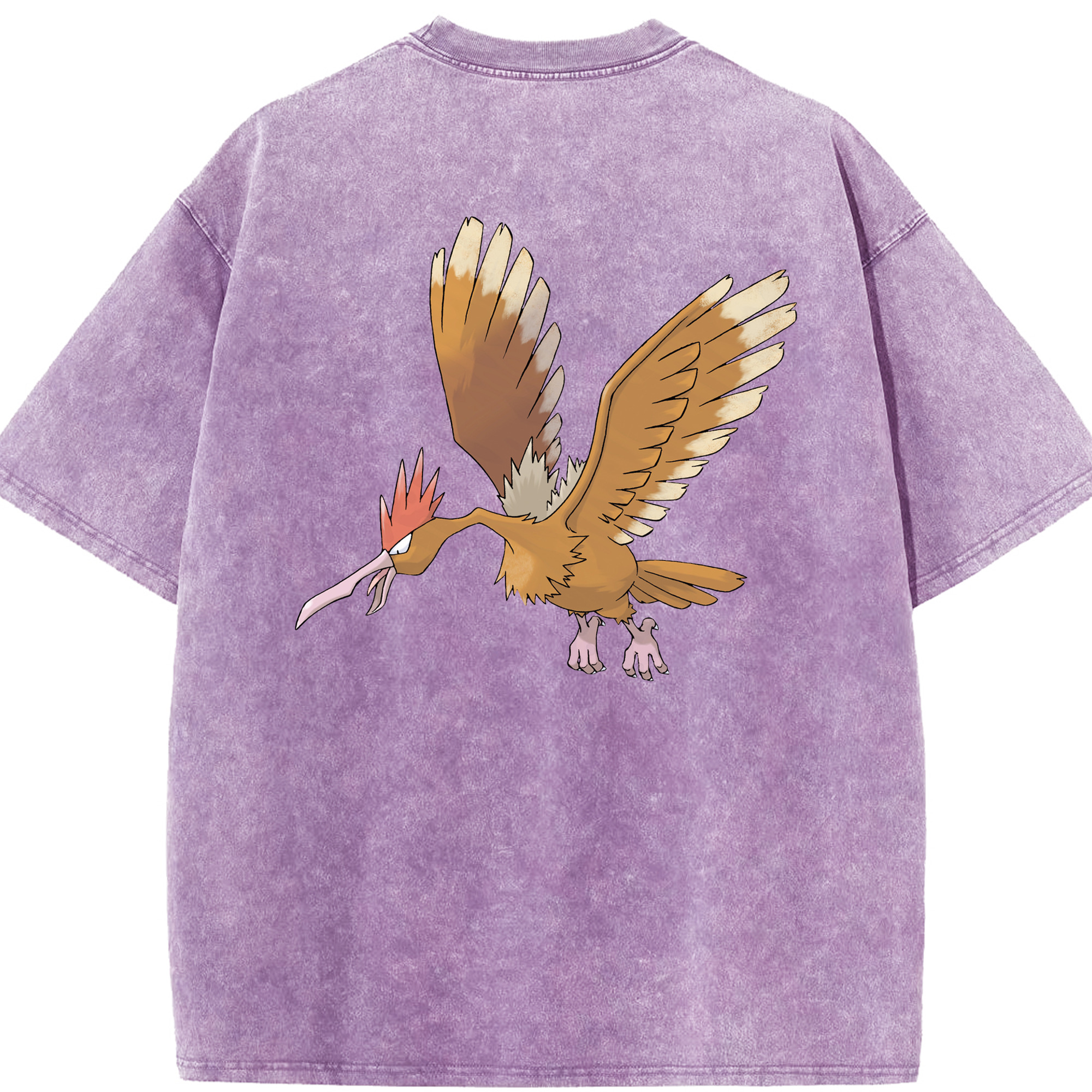 （画像用） ポケットモンスター Pokémon 綿100% ヴィンテージ風 半袖Tシャツ（背面プリント）