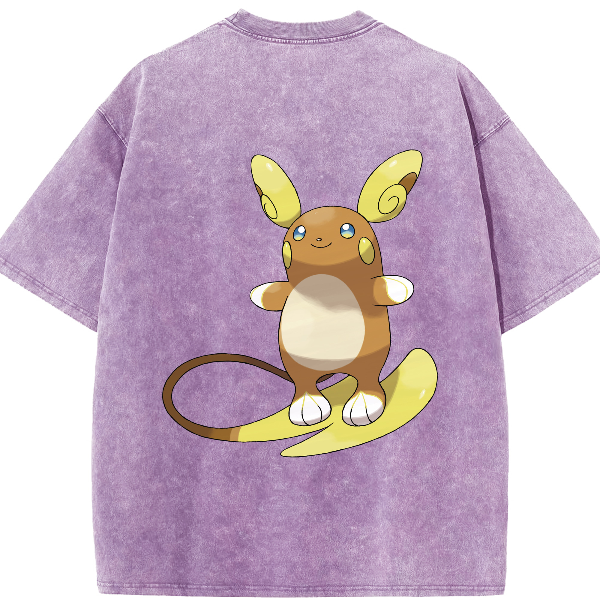 （画像用） ポケットモンスター Pokémon 綿100% ヴィンテージ風 半袖Tシャツ（背面プリント）