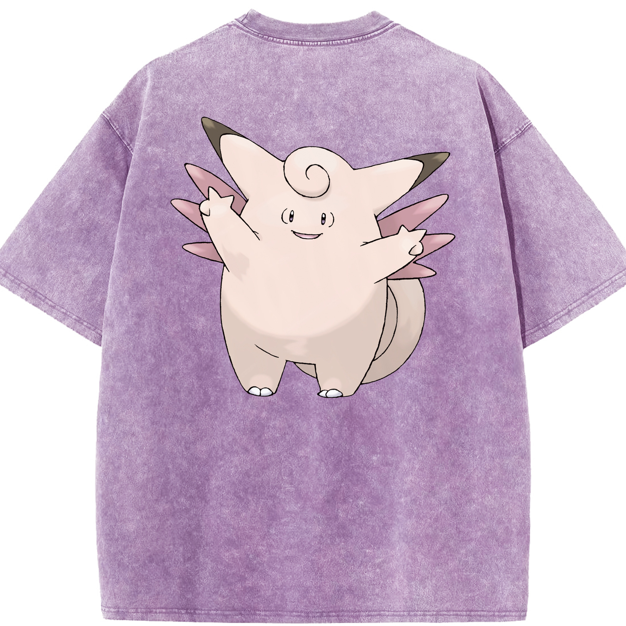 （画像用） ポケットモンスター Pokémon 綿100% ヴィンテージ風 半袖Tシャツ（背面プリント）