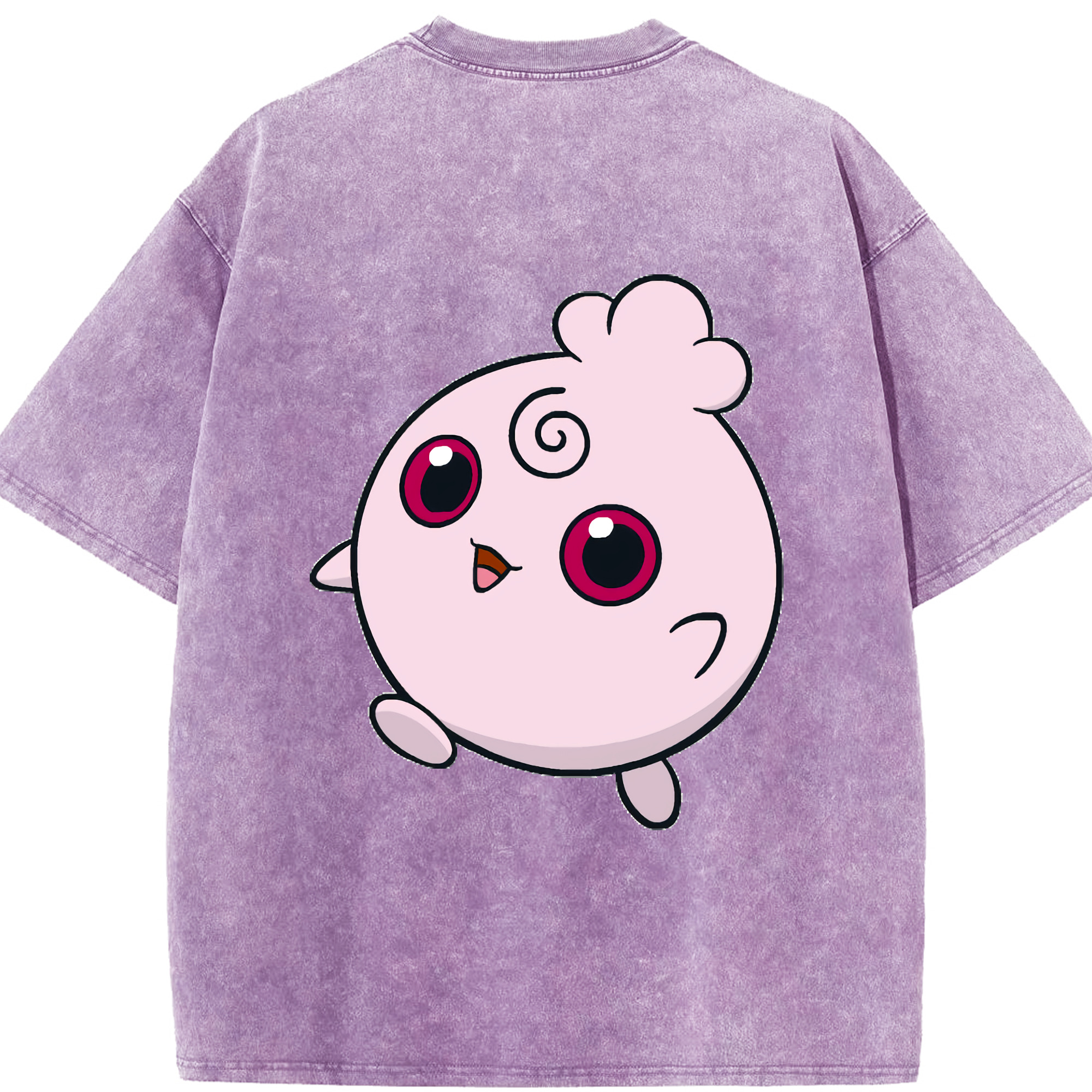 （画像用） ポケットモンスター Pokémon 綿100% ヴィンテージ風 半袖Tシャツ（背面プリント）