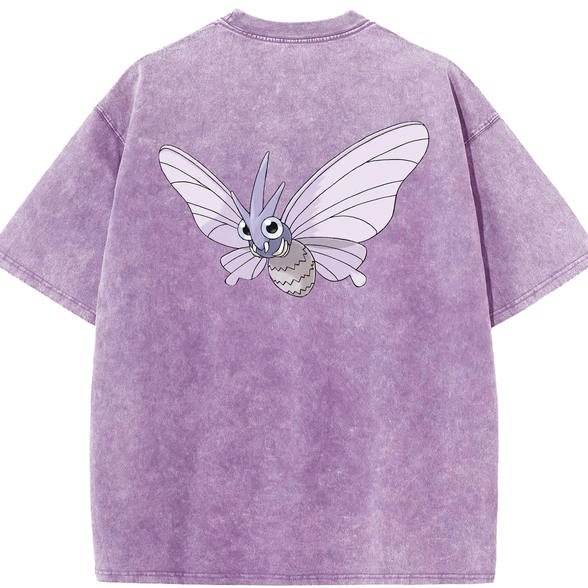 （画像用） ポケットモンスター Pokémon 綿100% ヴィンテージ風 半袖Tシャツ（背面プリント）