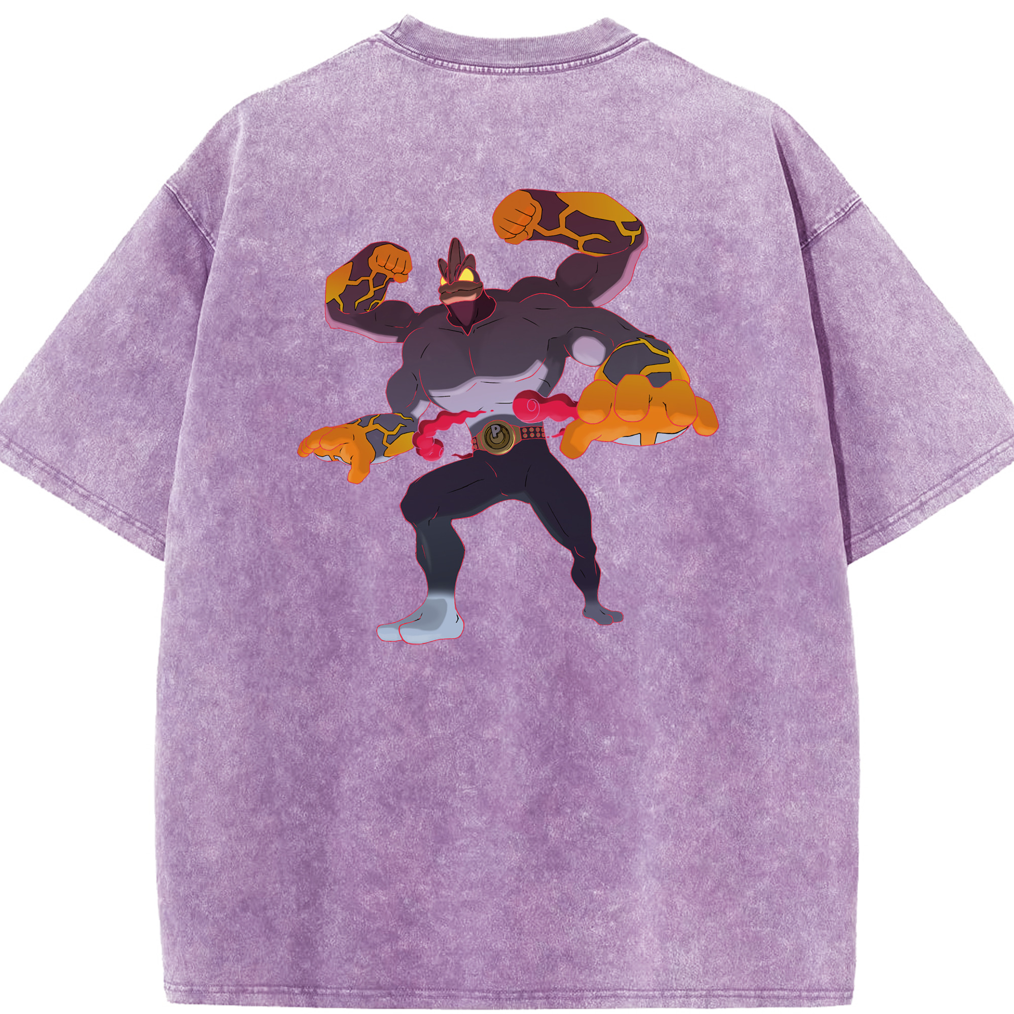 （画像用） ポケットモンスター Pokémon 綿100% ヴィンテージ風 半袖Tシャツ（背面プリント）