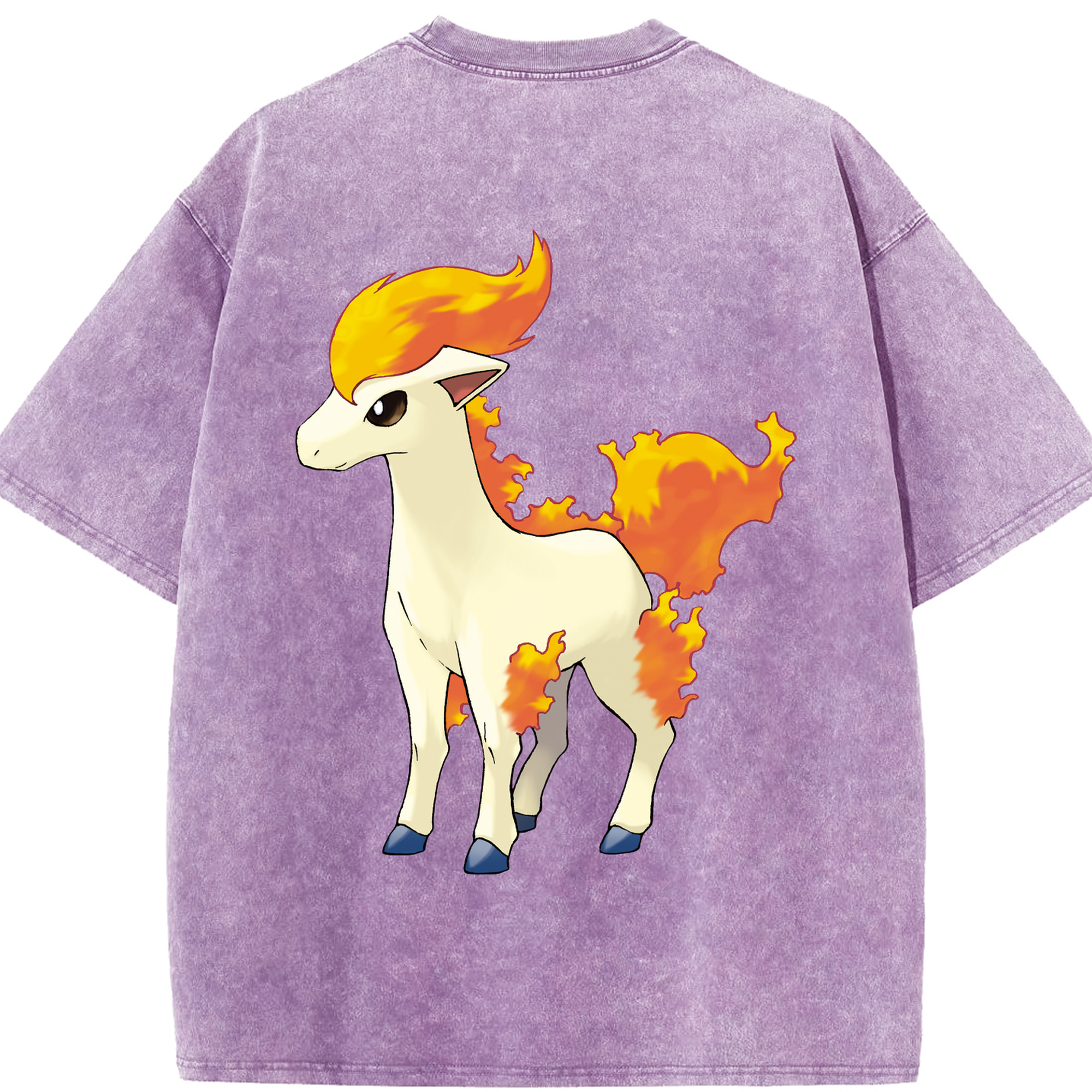（画像用） ポケットモンスター Pokémon 綿100% ヴィンテージ風 半袖Tシャツ（背面プリント）