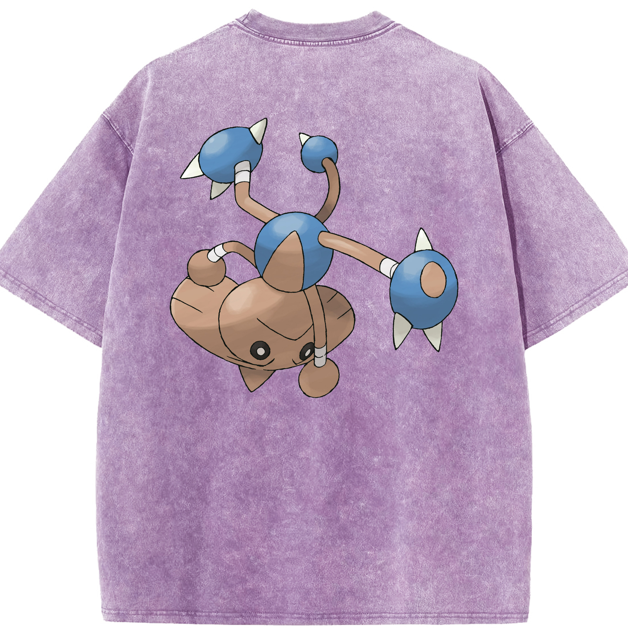 （画像用） ポケットモンスター Pokémon 綿100% ヴィンテージ風 半袖Tシャツ（背面プリント）
