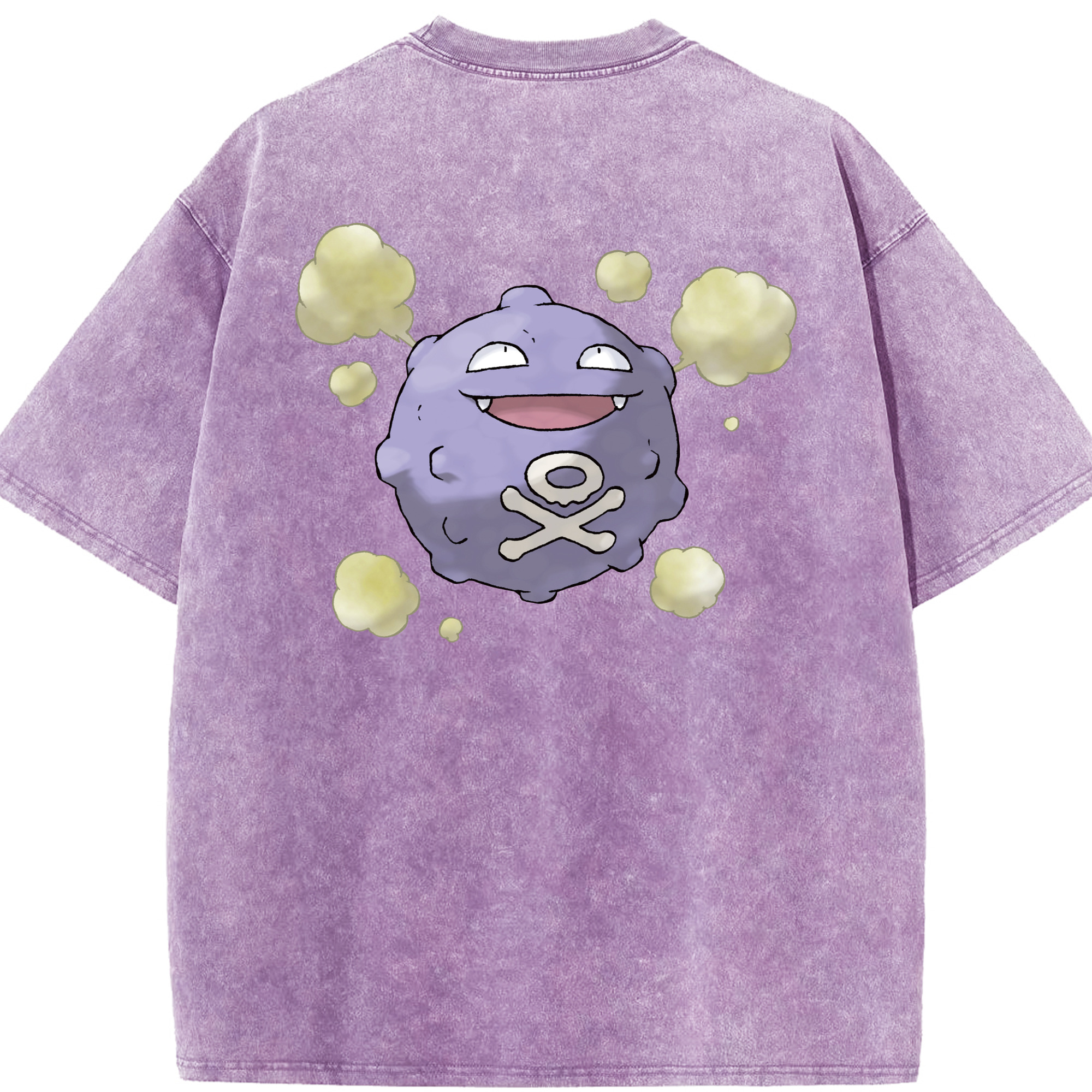 （画像用） ポケットモンスター Pokémon 綿100% ヴィンテージ風 半袖Tシャツ（背面プリント）