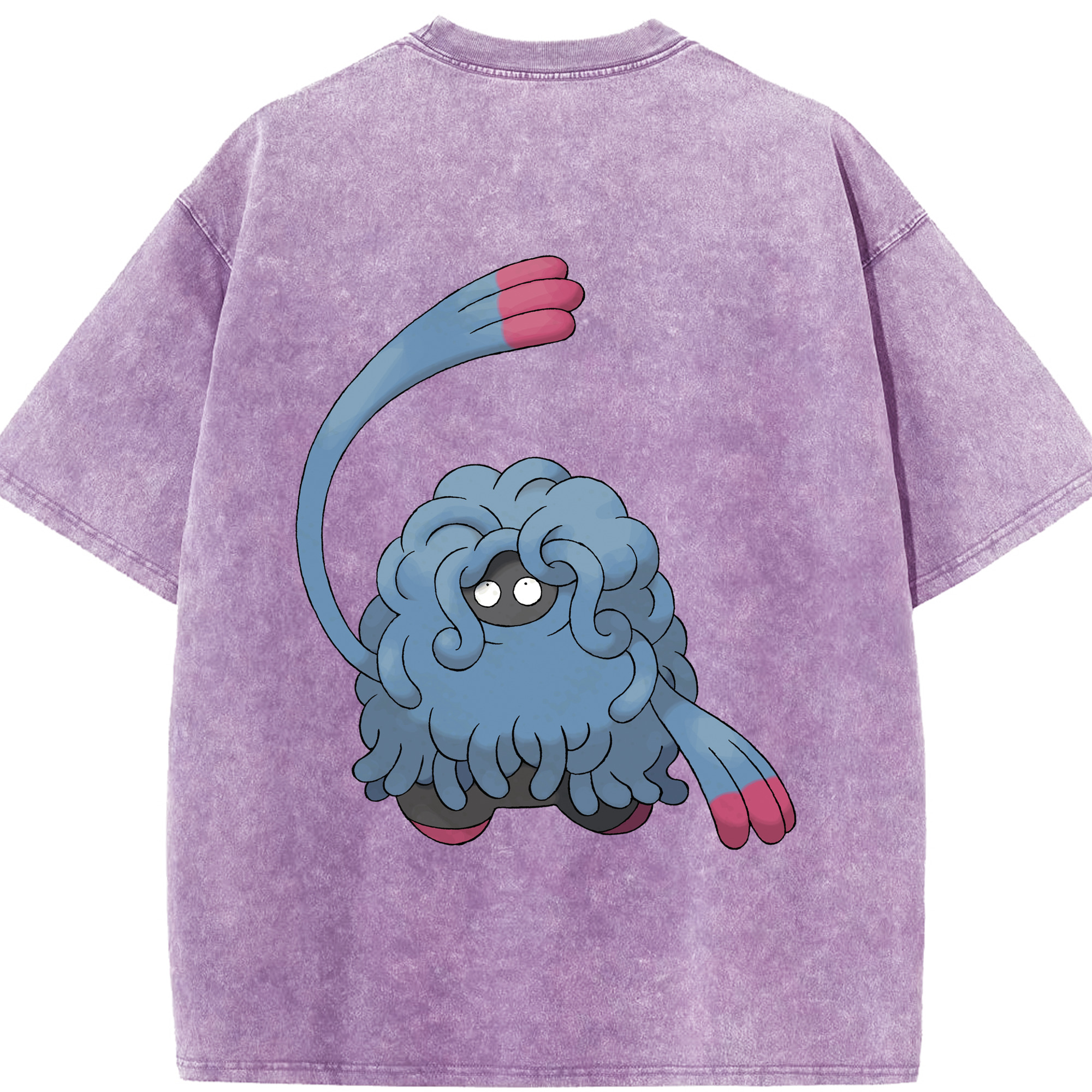 （画像用） ポケットモンスター Pokémon 綿100% ヴィンテージ風 半袖Tシャツ（背面プリント）