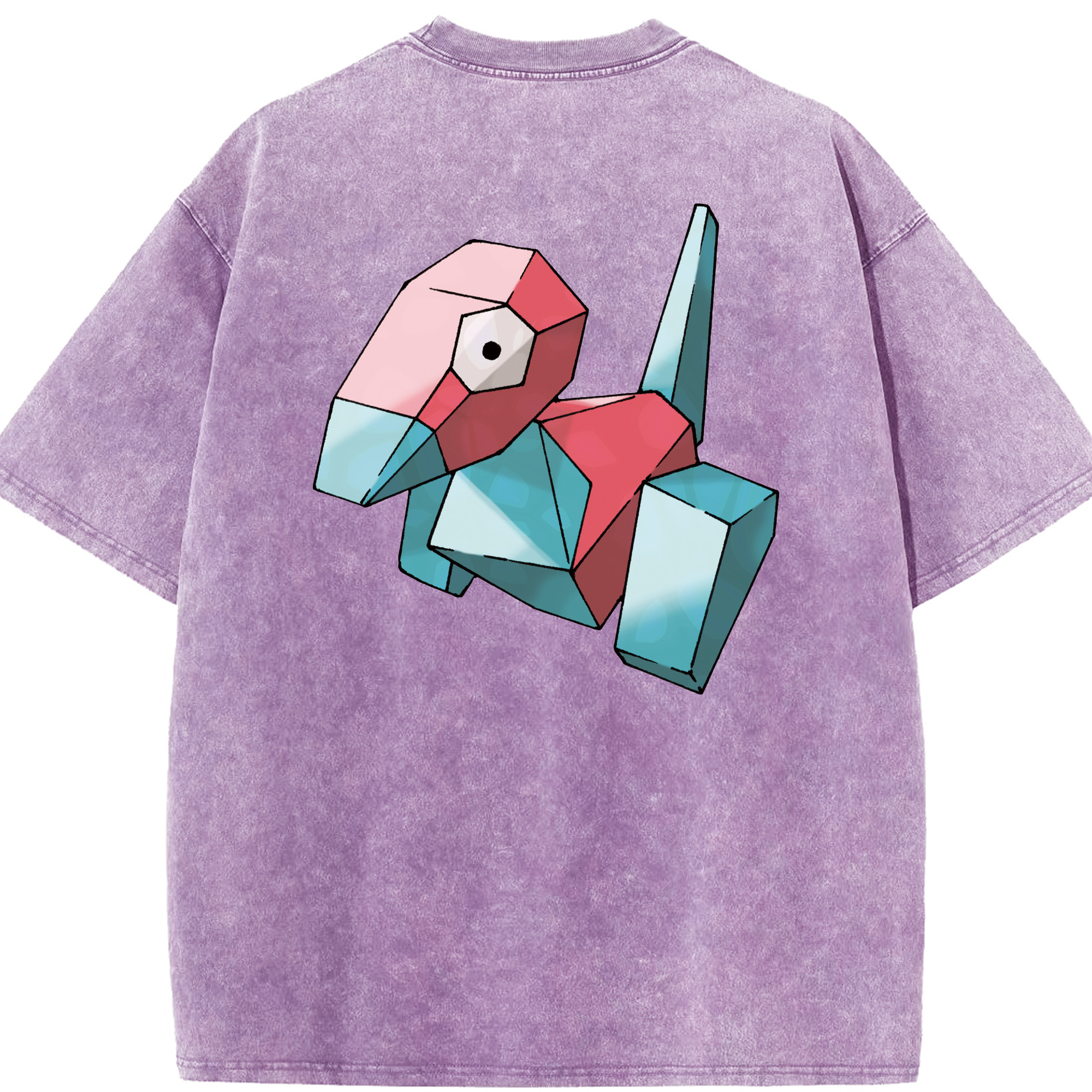 （画像用） ポケットモンスター Pokémon 綿100% ヴィンテージ風 半袖Tシャツ（背面プリント）