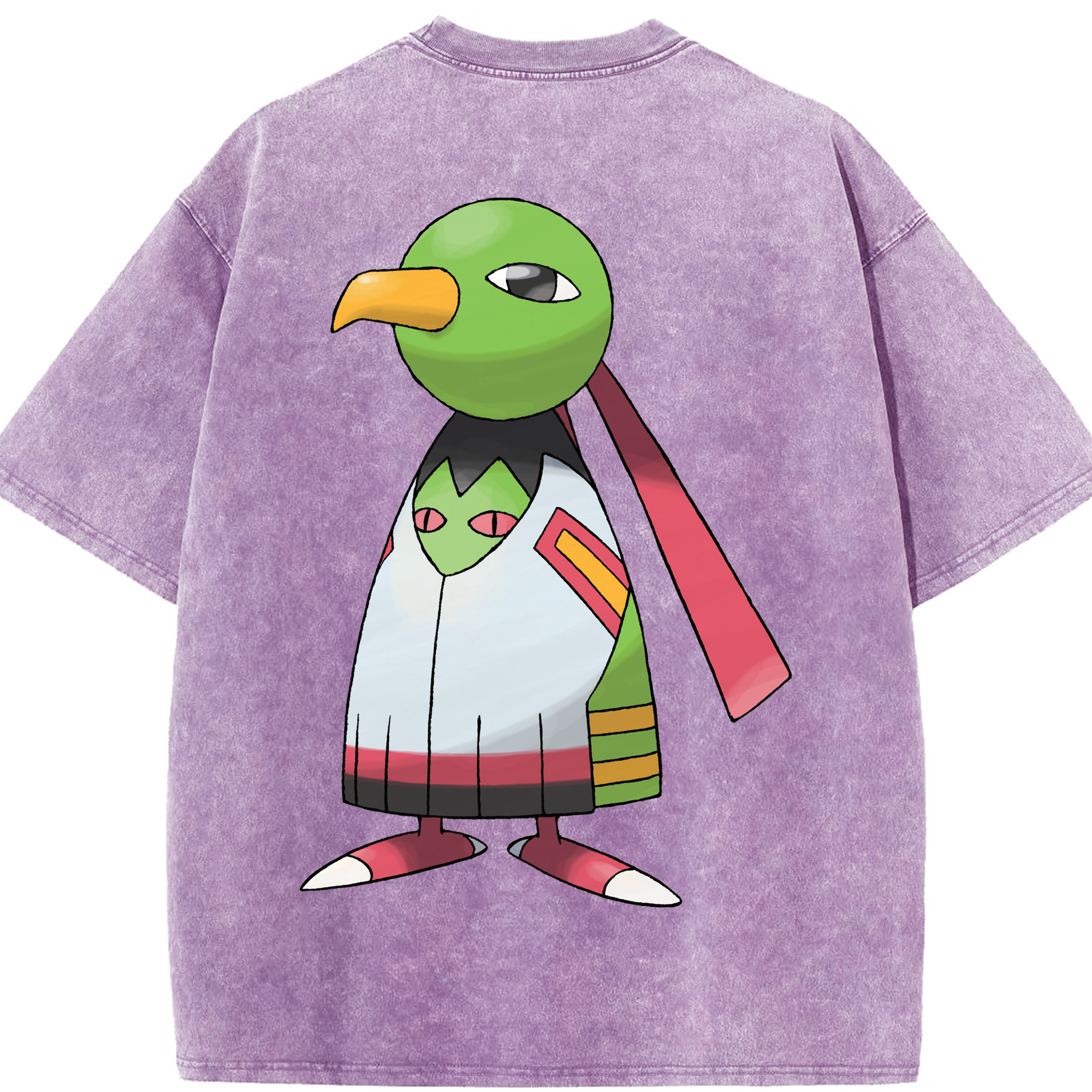 （画像用） ポケットモンスター Pokémon 綿100% ヴィンテージ風 半袖Tシャツ（背面プリント）