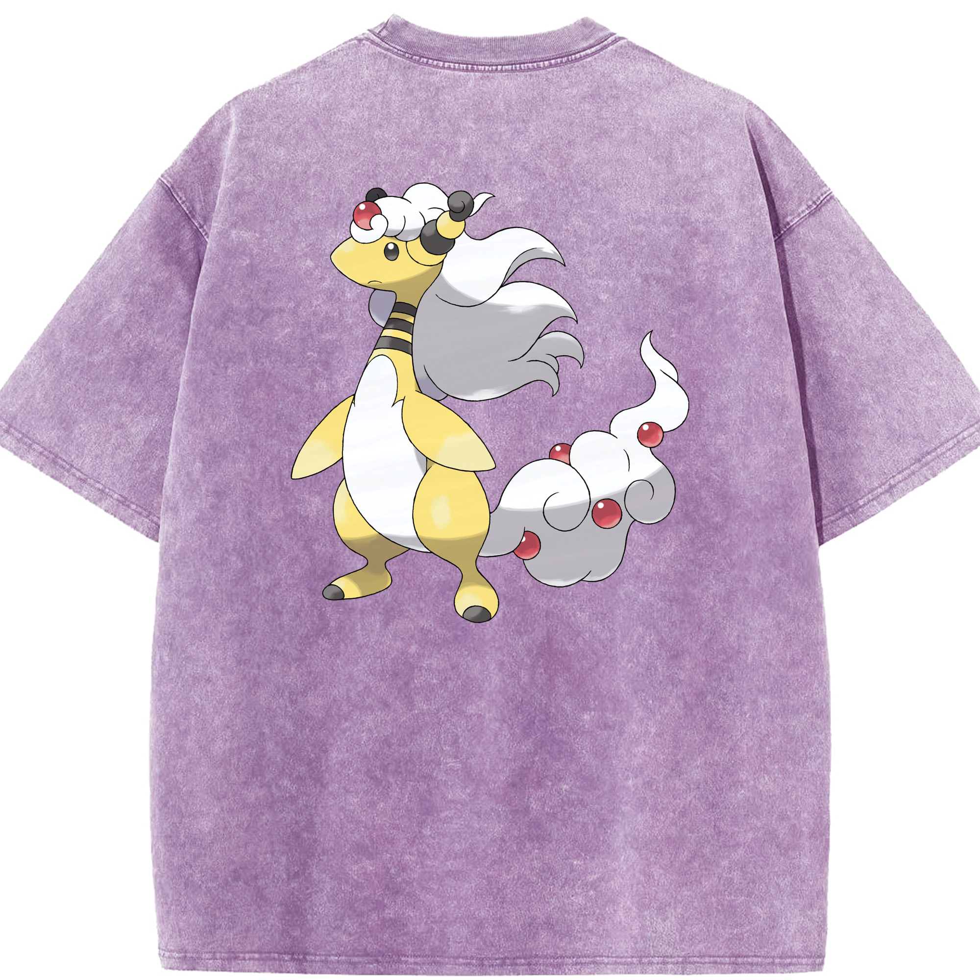 （画像用） ポケットモンスター Pokémon 綿100% ヴィンテージ風 半袖Tシャツ（背面プリント）