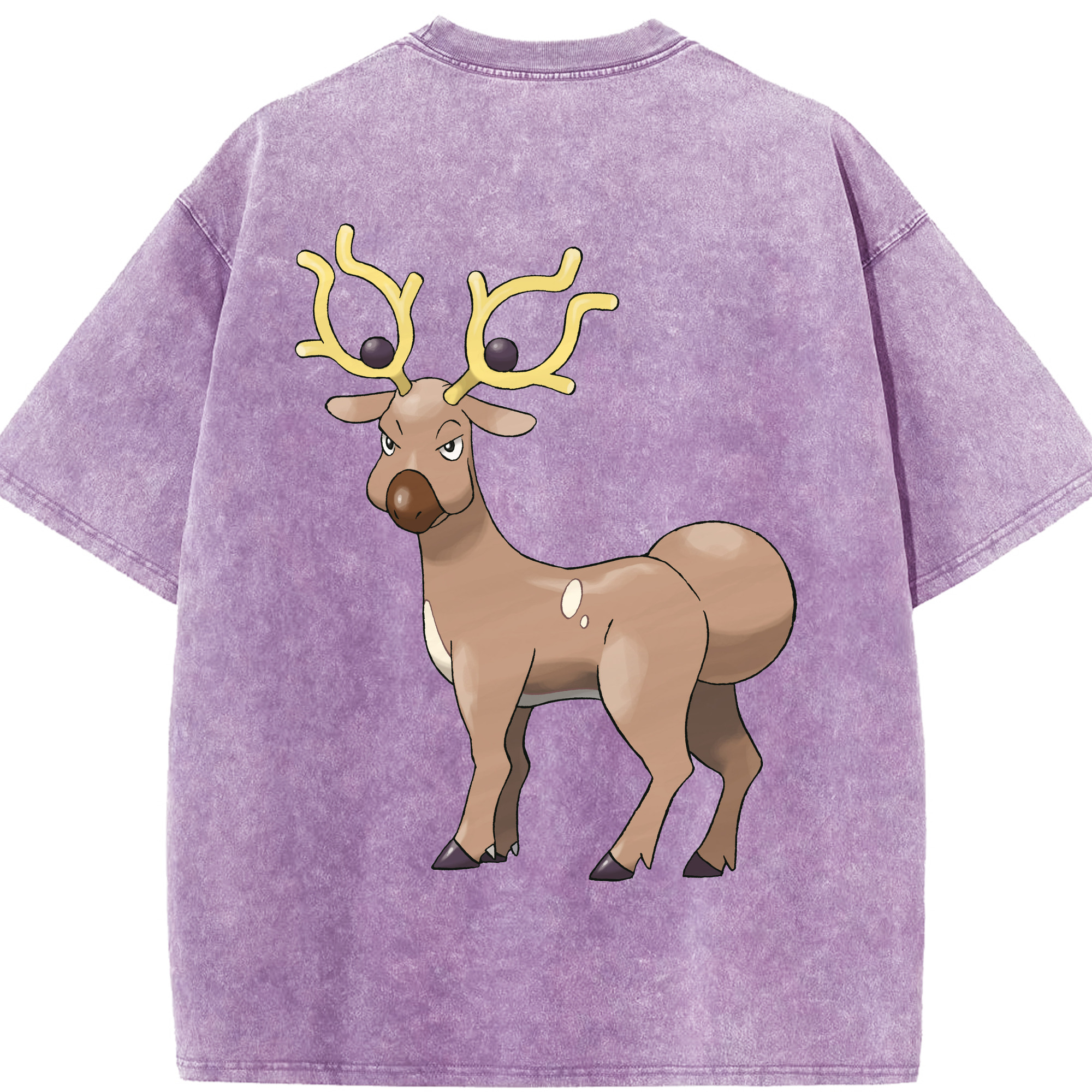 （画像用） ポケットモンスター Pokémon 綿100% ヴィンテージ風 半袖Tシャツ（背面プリント）