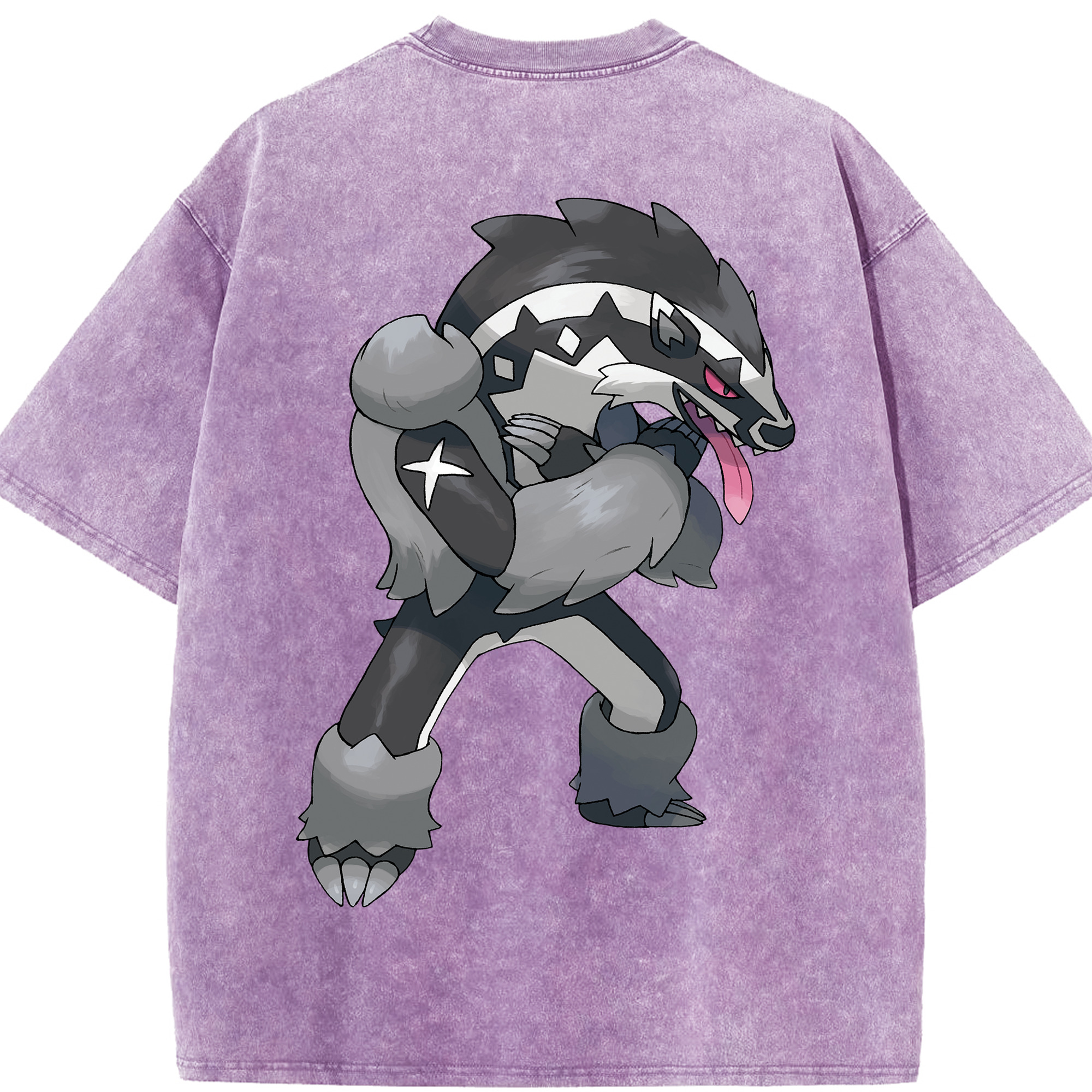 （画像用） ポケットモンスター Pokémon 綿100% ヴィンテージ風 半袖Tシャツ（背面プリント）