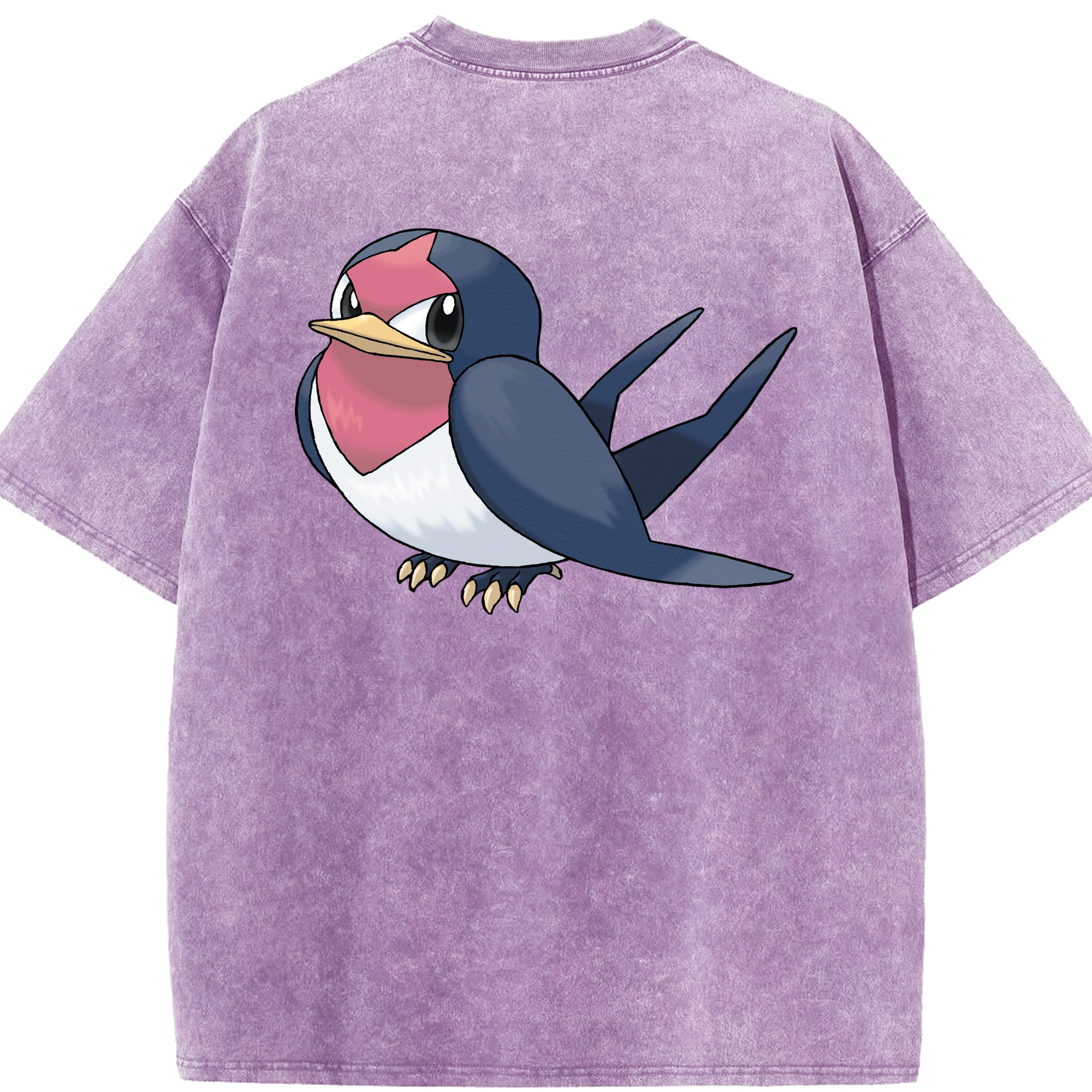 （画像用） ポケットモンスター Pokémon 綿100% ヴィンテージ風 半袖Tシャツ（背面プリント）