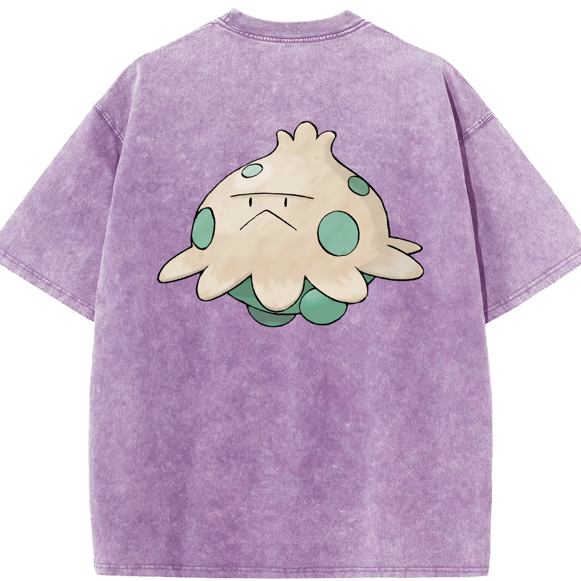 （画像用） ポケットモンスター Pokémon 綿100% ヴィンテージ風 半袖Tシャツ（背面プリント）