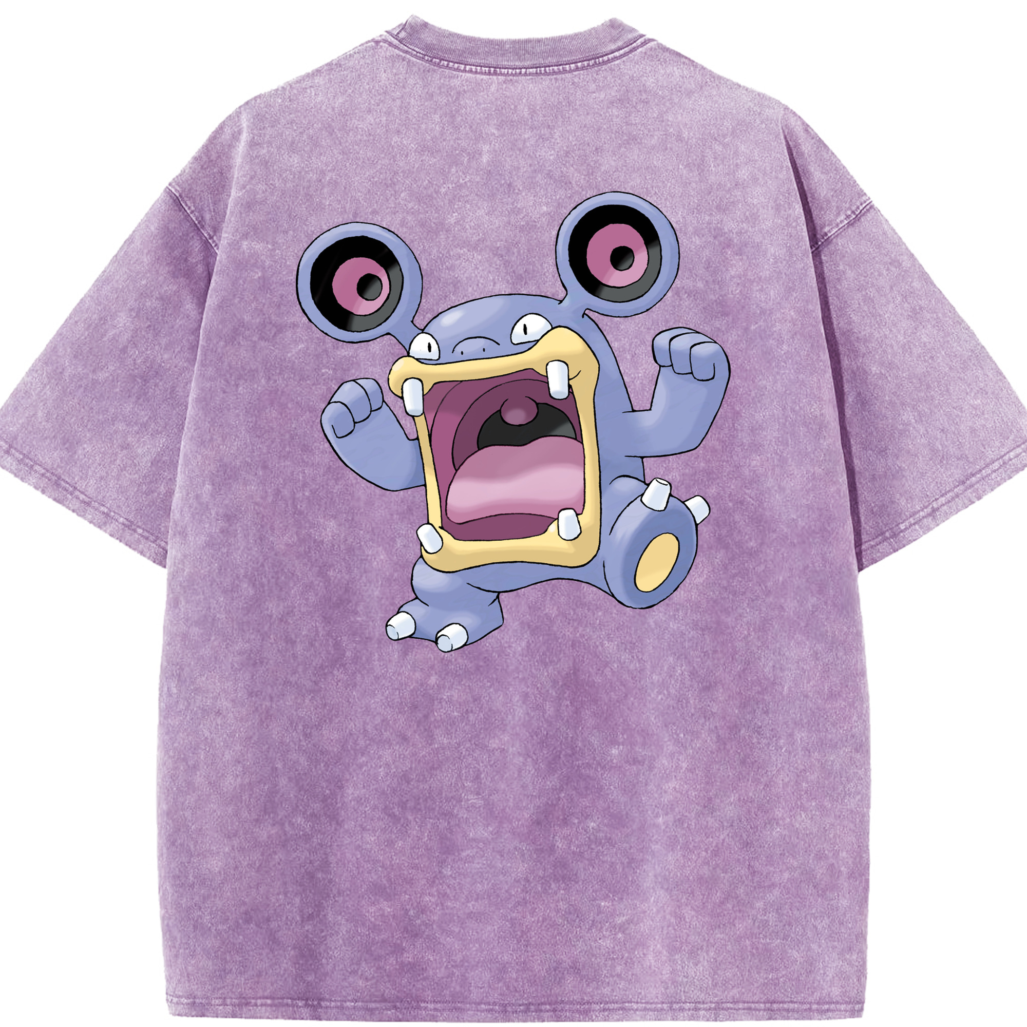 （画像用） ポケットモンスター Pokémon 綿100% ヴィンテージ風 半袖Tシャツ（背面プリント）