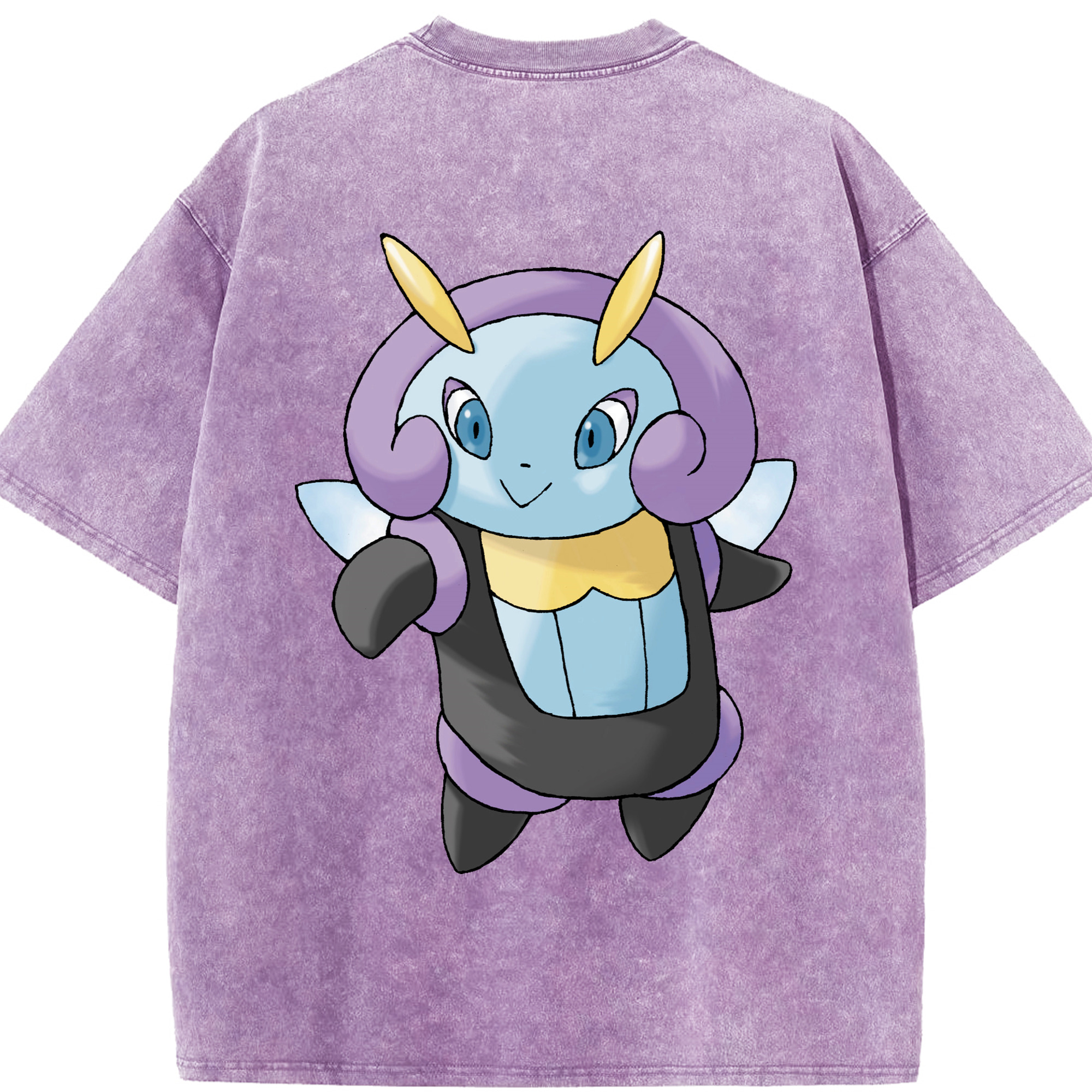 （画像用） ポケットモンスター Pokémon 綿100% ヴィンテージ風 半袖Tシャツ（背面プリント）