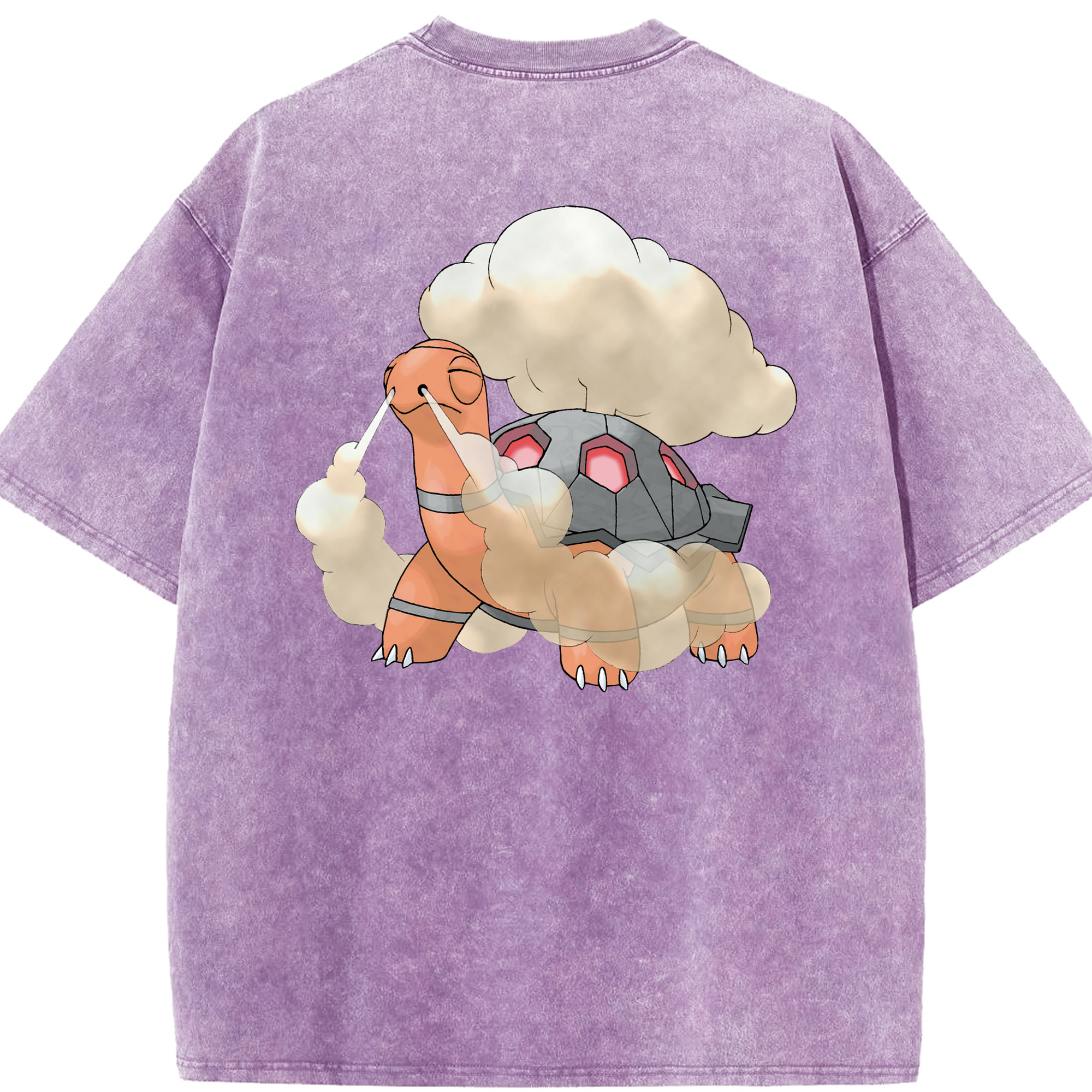 （画像用） ポケットモンスター Pokémon 綿100% ヴィンテージ風 半袖Tシャツ（背面プリント）