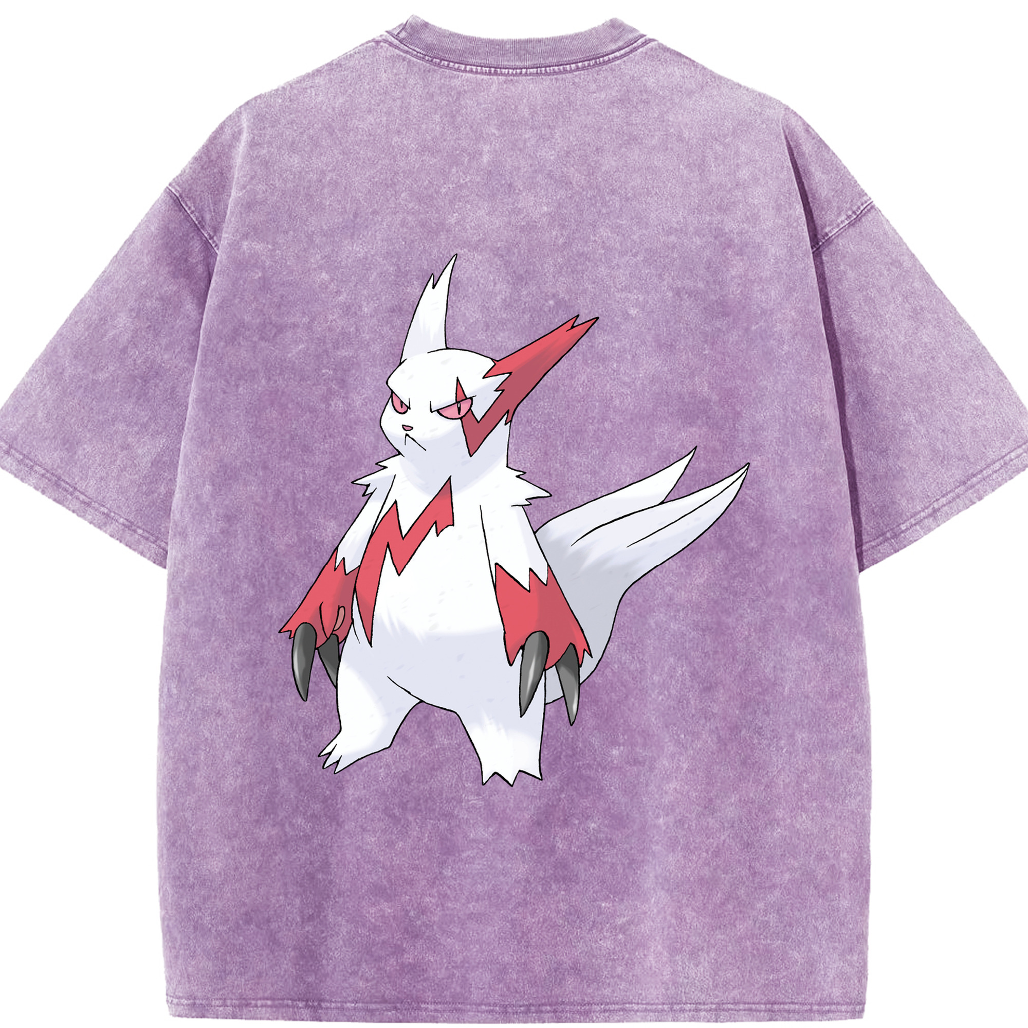 （画像用） ポケットモンスター Pokémon 綿100% ヴィンテージ風 半袖Tシャツ（背面プリント）