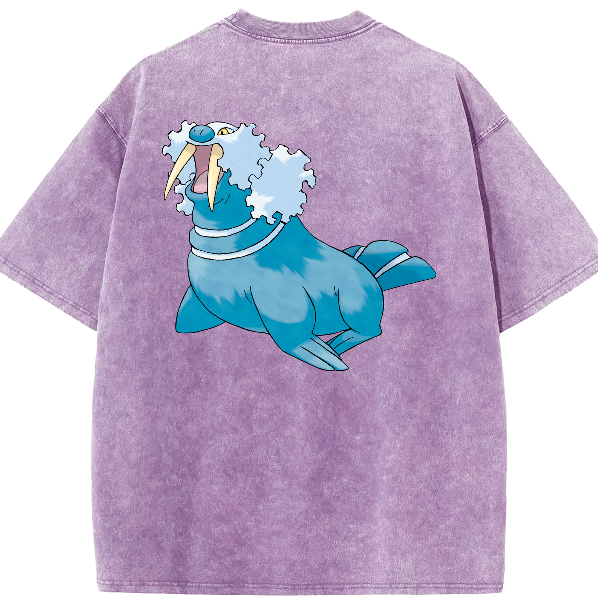 （画像用） ポケットモンスター Pokémon 綿100% ヴィンテージ風 半袖Tシャツ（背面プリント）