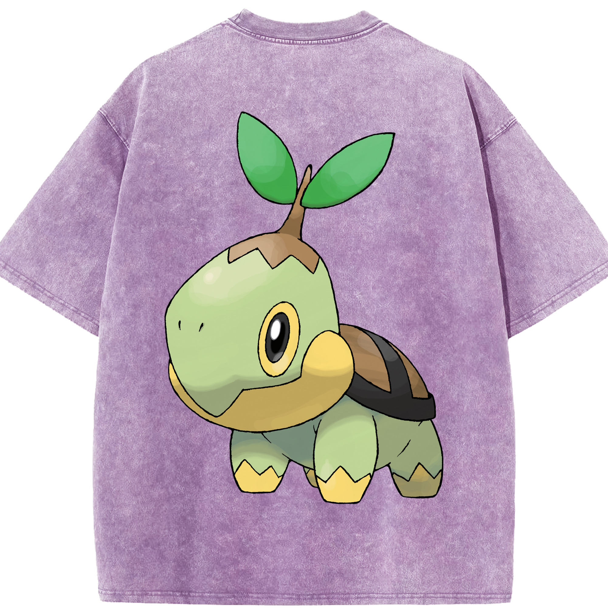 （画像用） ポケットモンスター Pokémon 綿100% ヴィンテージ風 半袖Tシャツ（背面プリント）