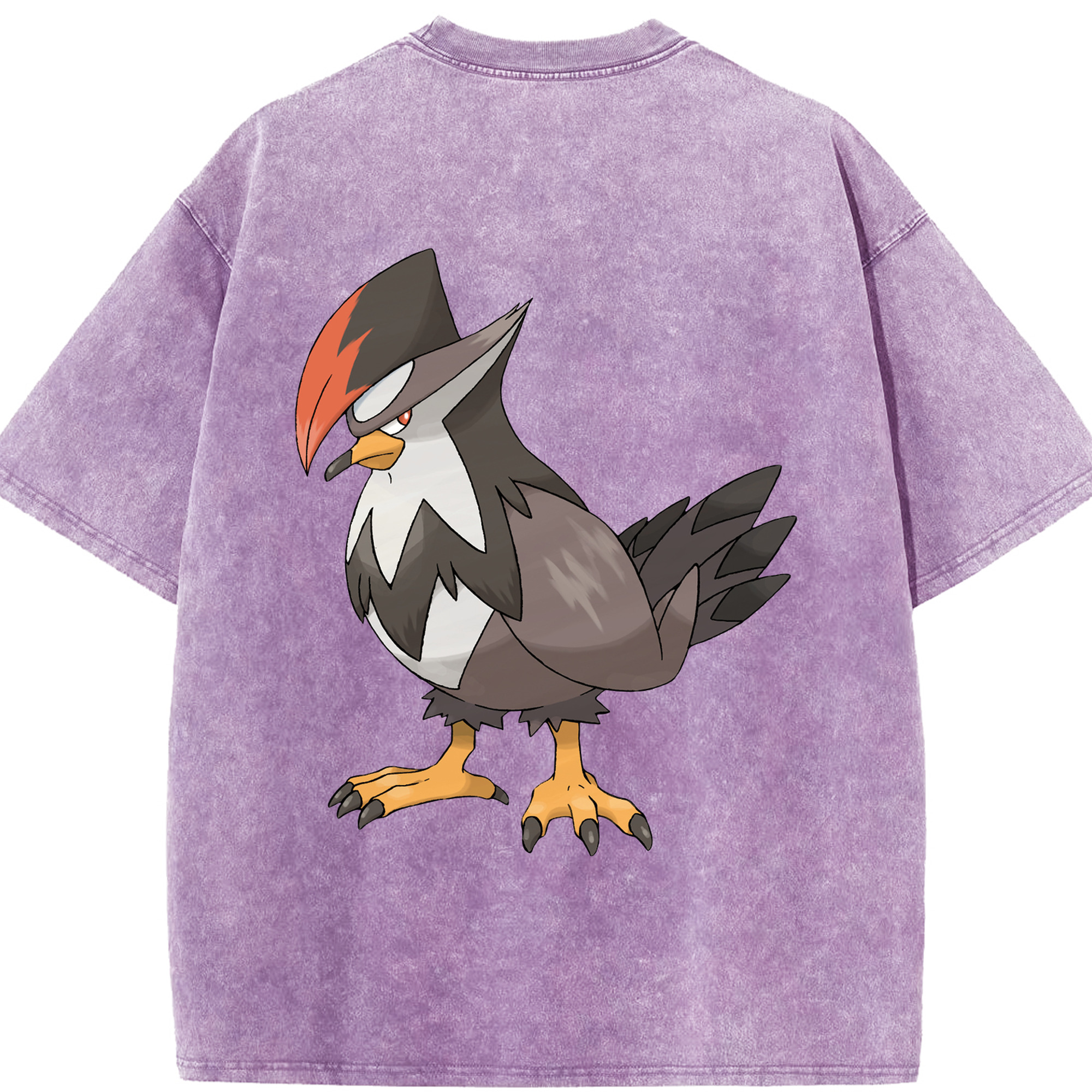 （画像用） ポケットモンスター Pokémon 綿100% ヴィンテージ風 半袖Tシャツ（背面プリント）