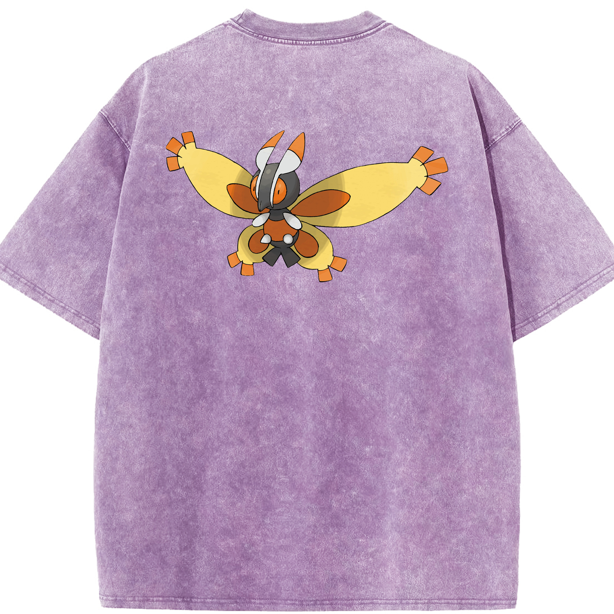（画像用） ポケットモンスター Pokémon 綿100% ヴィンテージ風 半袖Tシャツ（背面プリント）