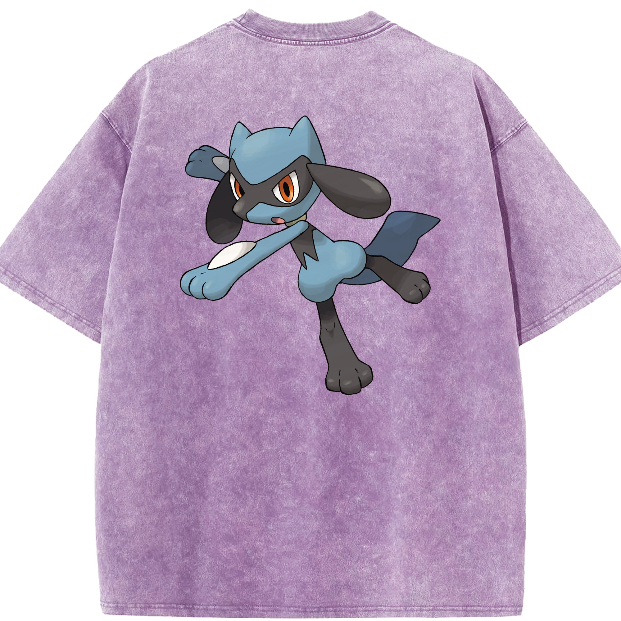 （画像用） ポケットモンスター Pokémon 綿100% ヴィンテージ風 半袖Tシャツ（背面プリント）