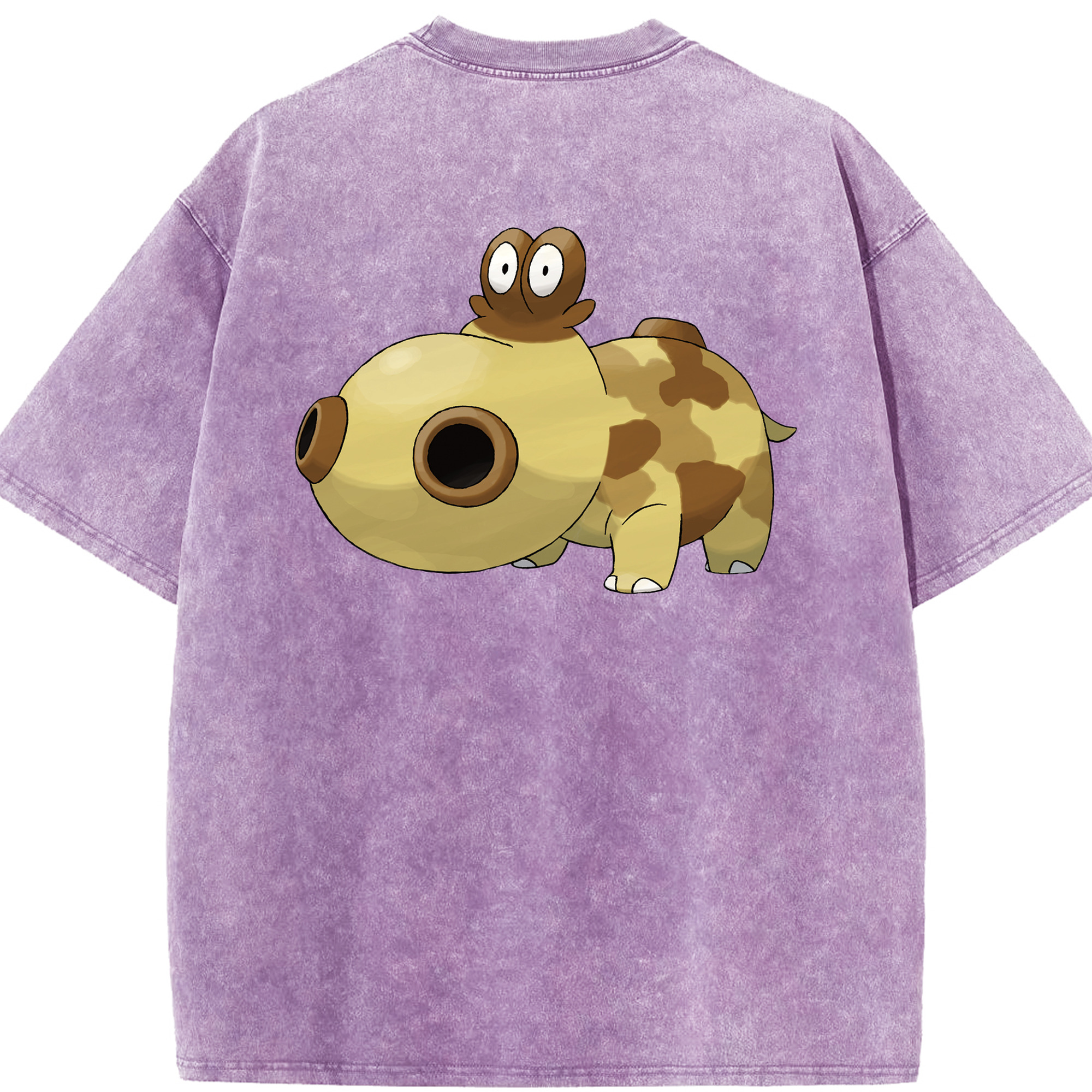 （画像用） ポケットモンスター Pokémon 綿100% ヴィンテージ風 半袖Tシャツ（背面プリント）