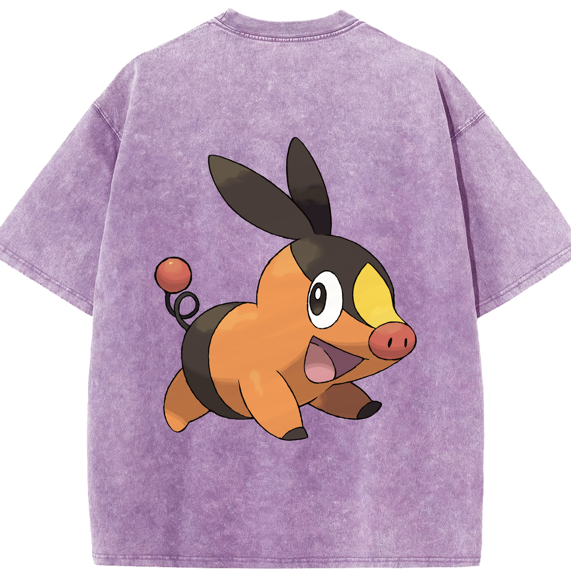 （画像用） ポケットモンスター Pokémon 綿100% ヴィンテージ風 半袖Tシャツ（背面プリント）