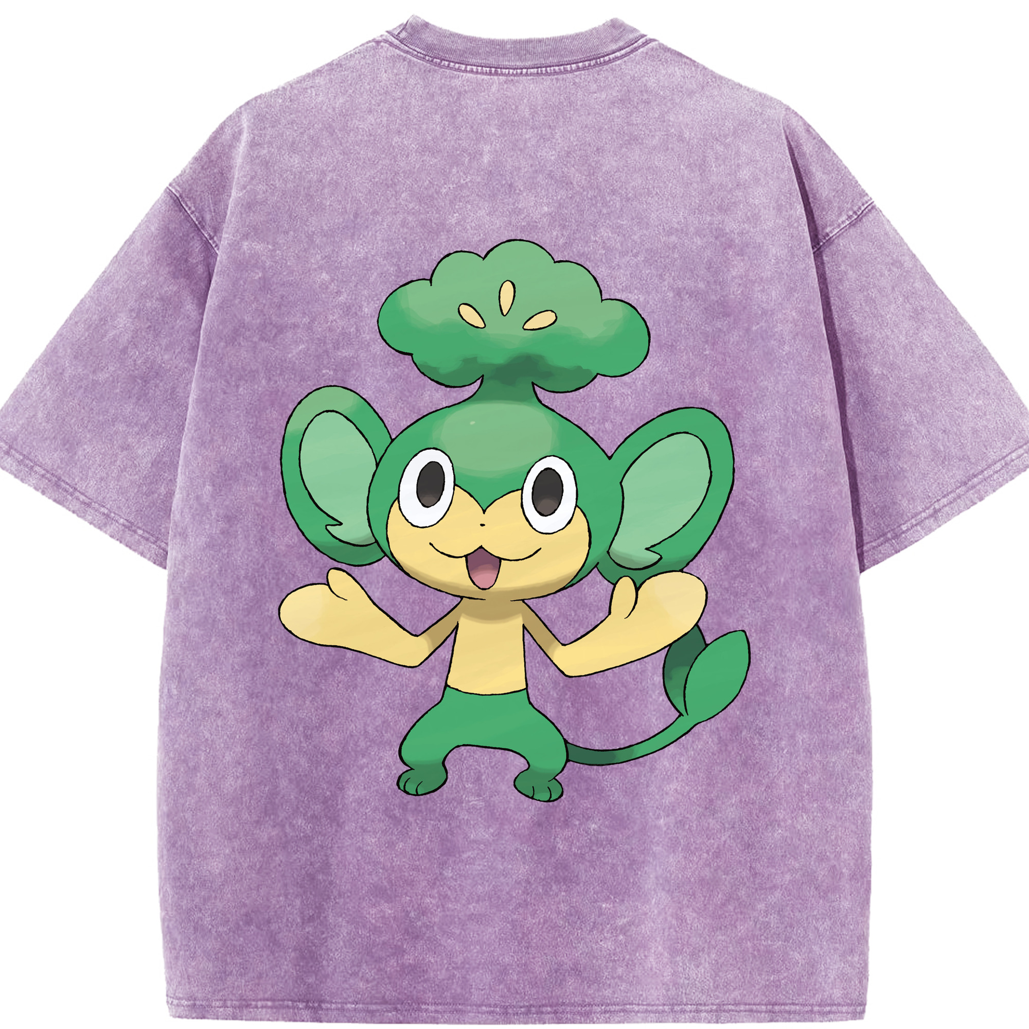 （画像用） ポケットモンスター Pokémon 綿100% ヴィンテージ風 半袖Tシャツ（背面プリント）