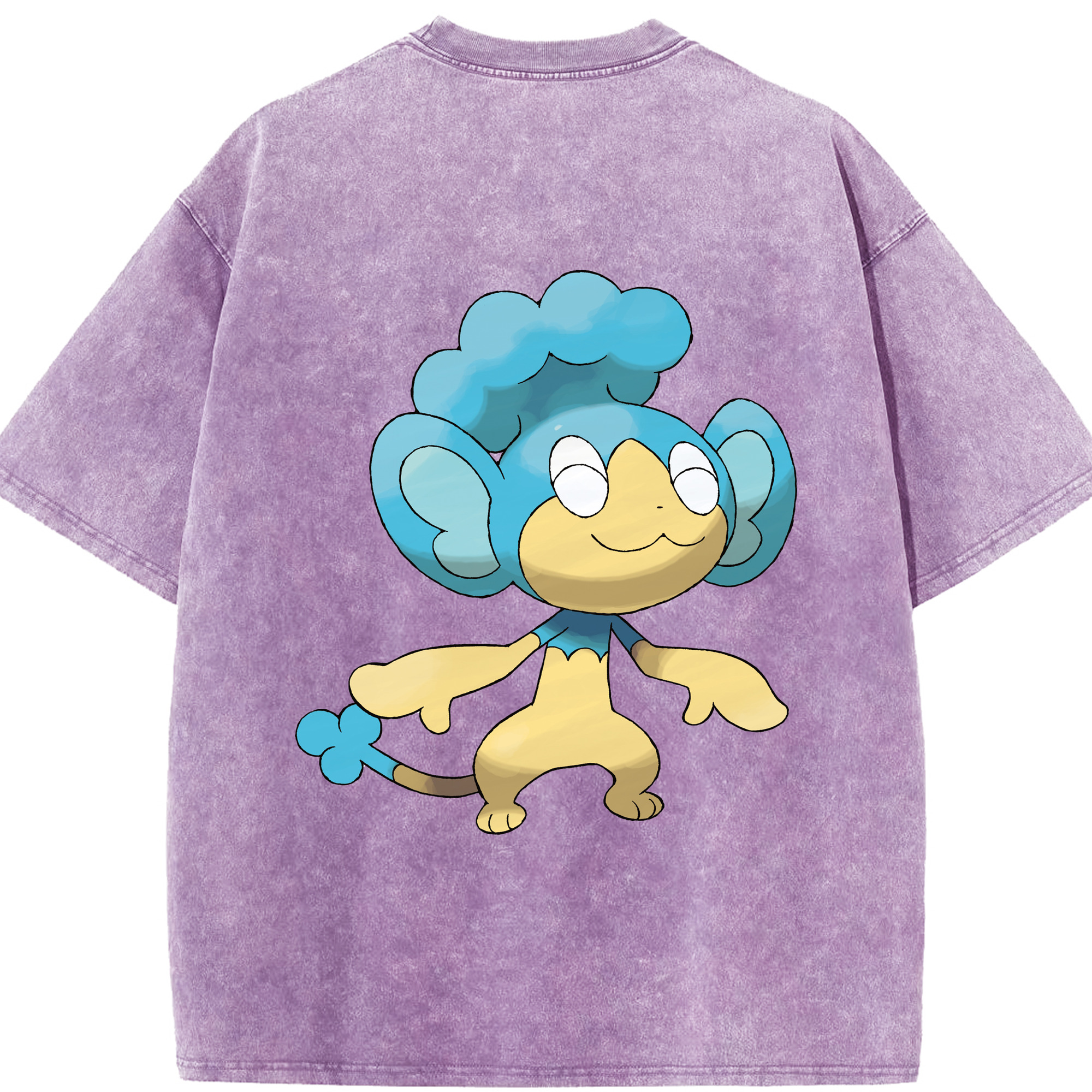（画像用） ポケットモンスター Pokémon 綿100% ヴィンテージ風 半袖Tシャツ（背面プリント）
