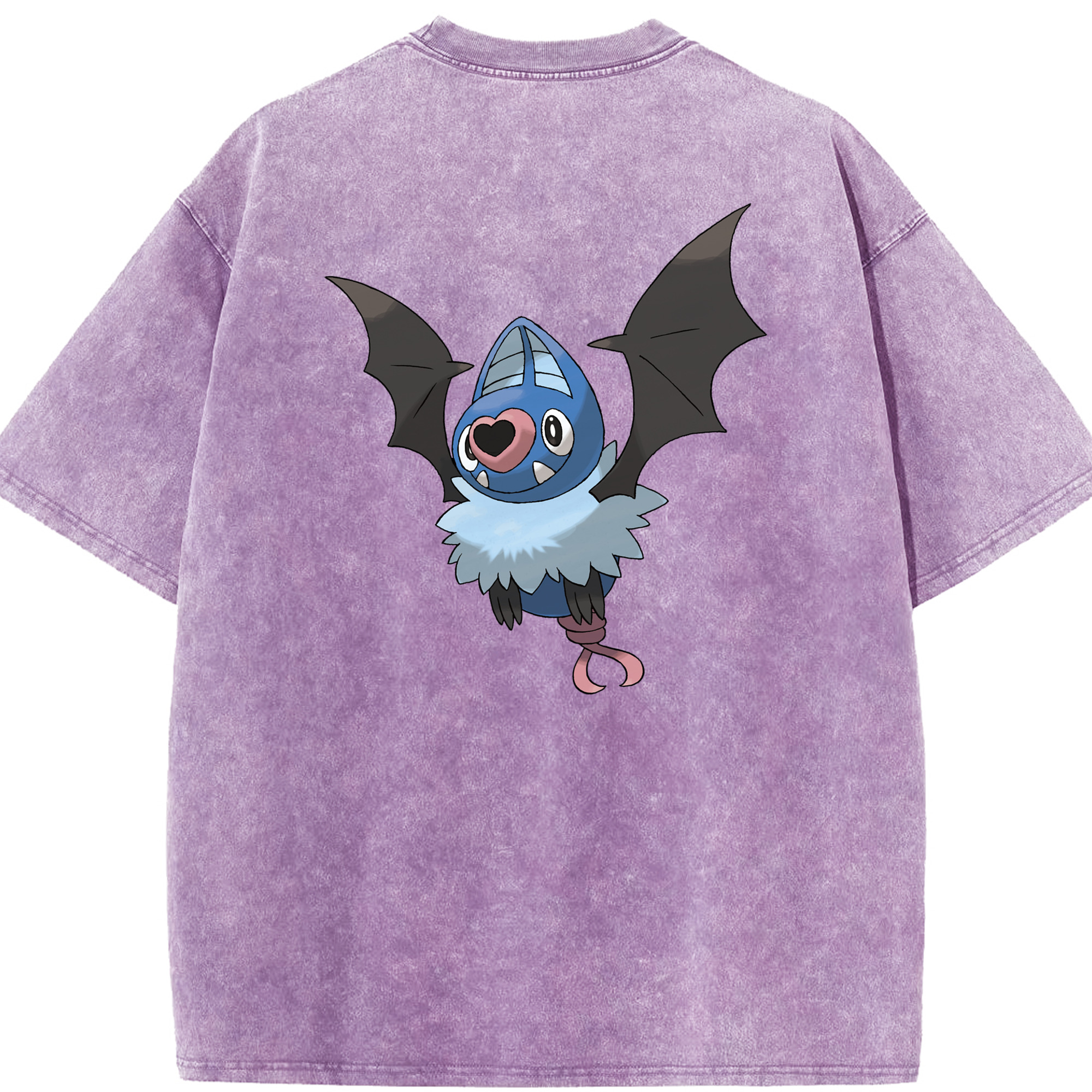 （画像用） ポケットモンスター Pokémon 綿100% ヴィンテージ風 半袖Tシャツ（背面プリント）