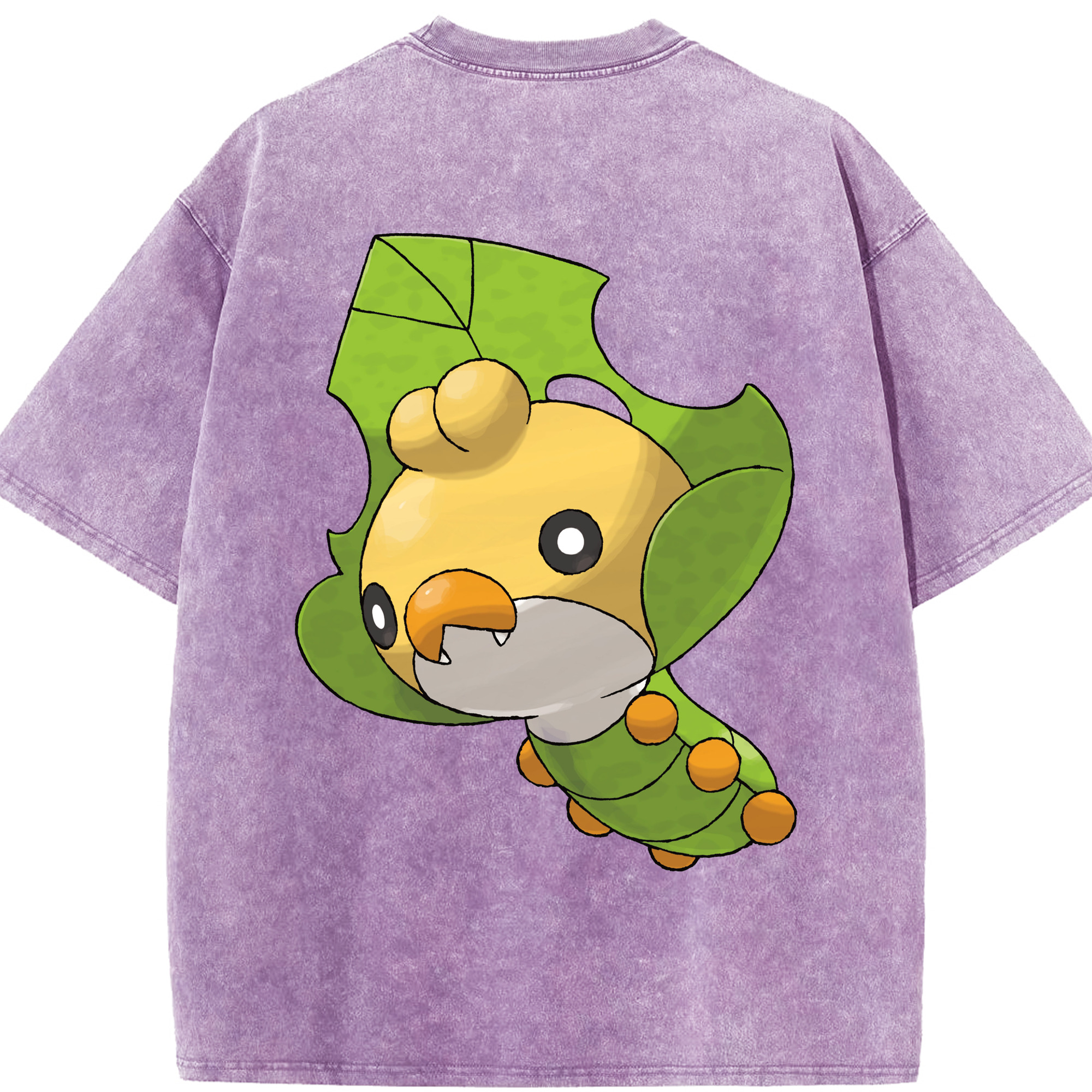 （画像用） ポケットモンスター Pokémon 綿100% ヴィンテージ風 半袖Tシャツ（背面プリント）