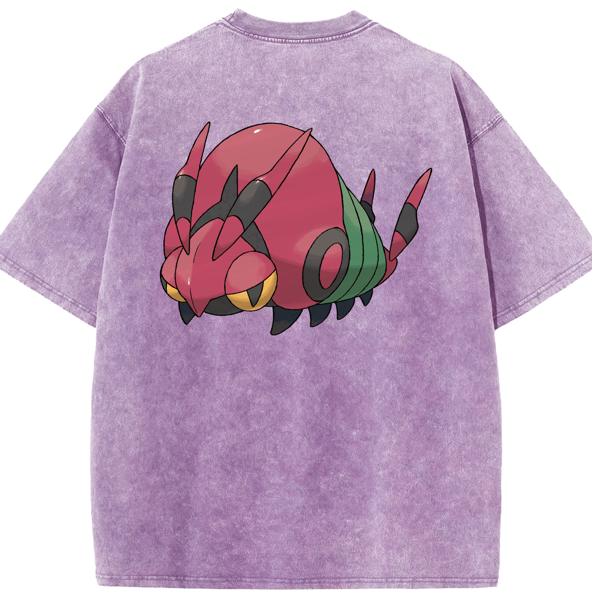 （画像用） ポケットモンスター Pokémon 綿100% ヴィンテージ風 半袖Tシャツ（背面プリント）