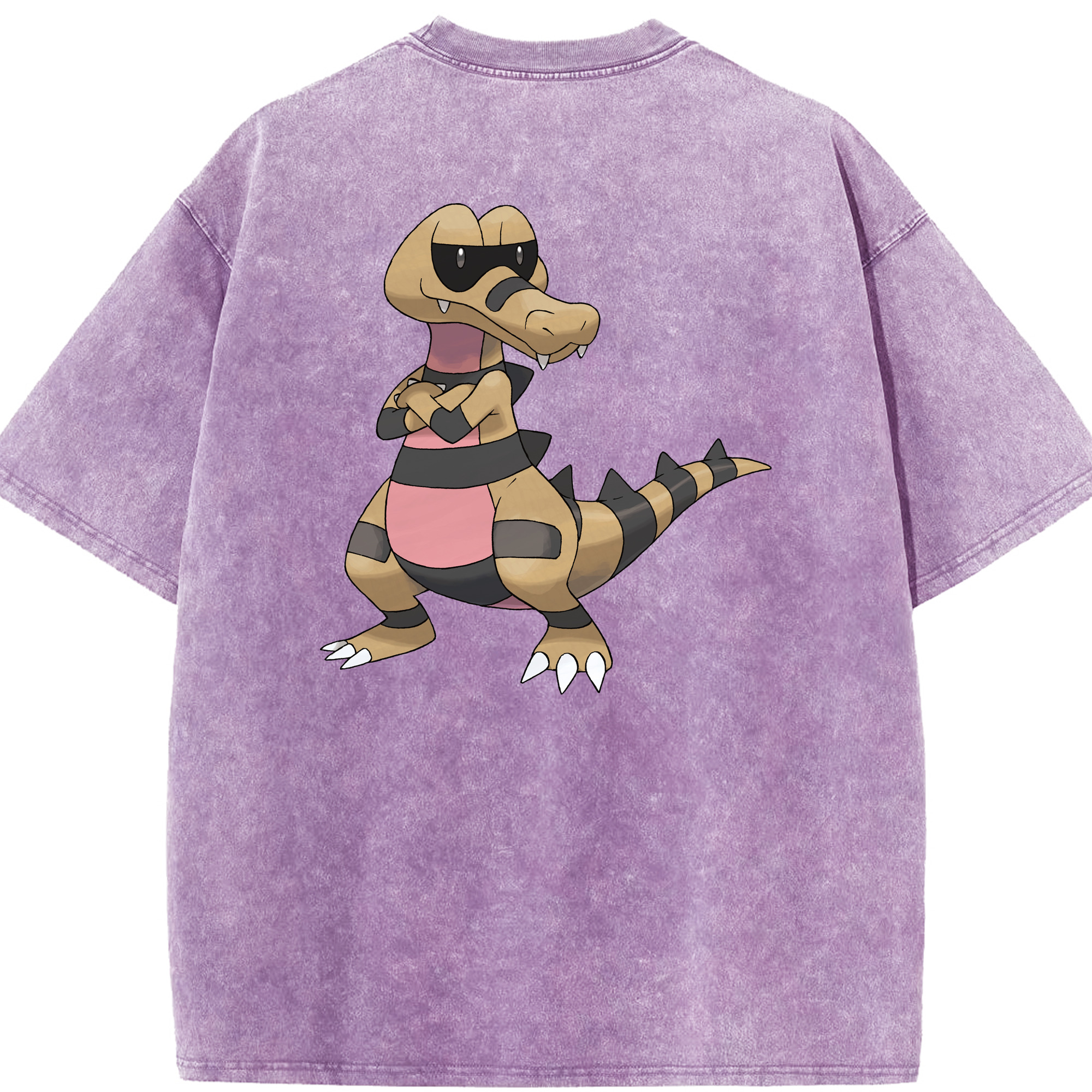 （画像用） ポケットモンスター Pokémon 綿100% ヴィンテージ風 半袖Tシャツ（背面プリント）