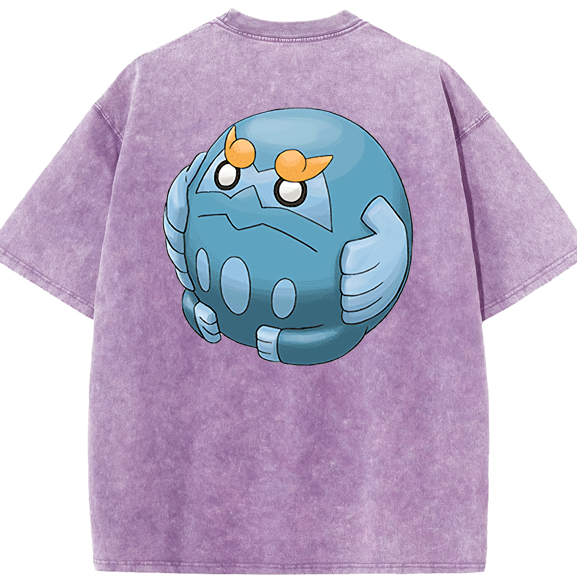 （画像用） ポケットモンスター Pokémon 綿100% ヴィンテージ風 半袖Tシャツ（背面プリント）